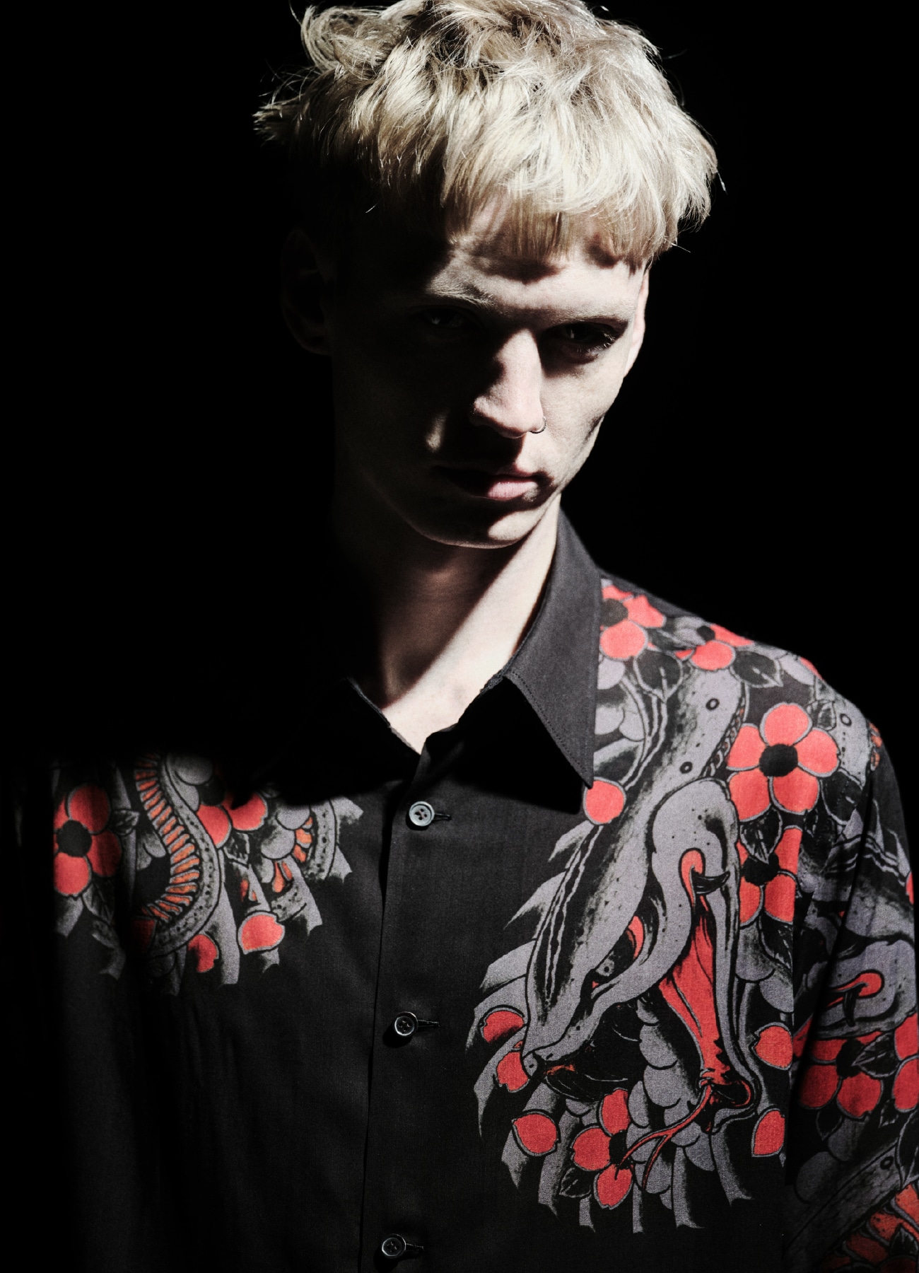 【3/25 12:00 release】WILDSIDE x 龍が如くスタジオ Rayon Shirt(蛇神獣)_6