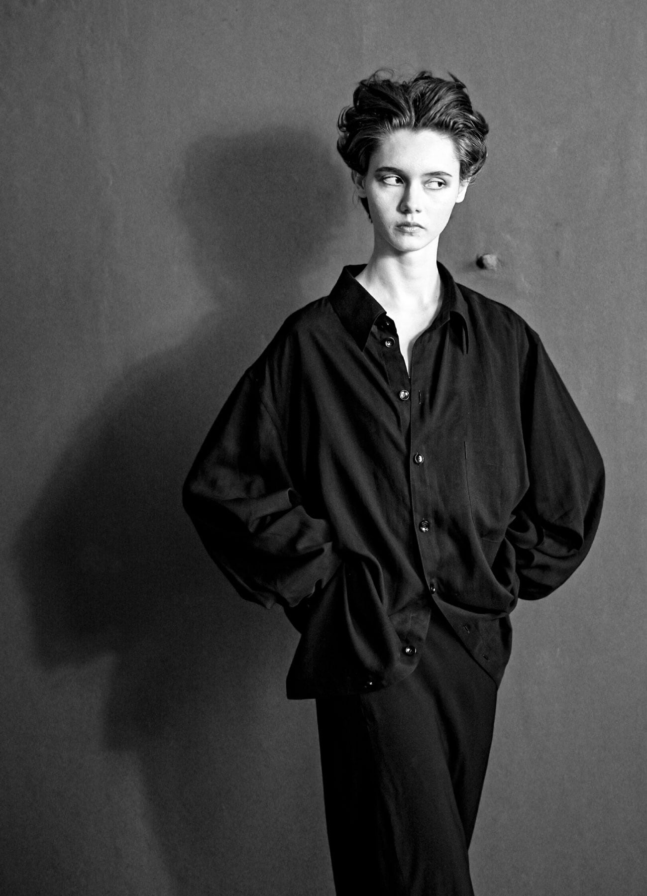 【9/20 12:00 release】WILDSIDE × Kie Einzelganger Strap-Detail Long Sleeve Shirt