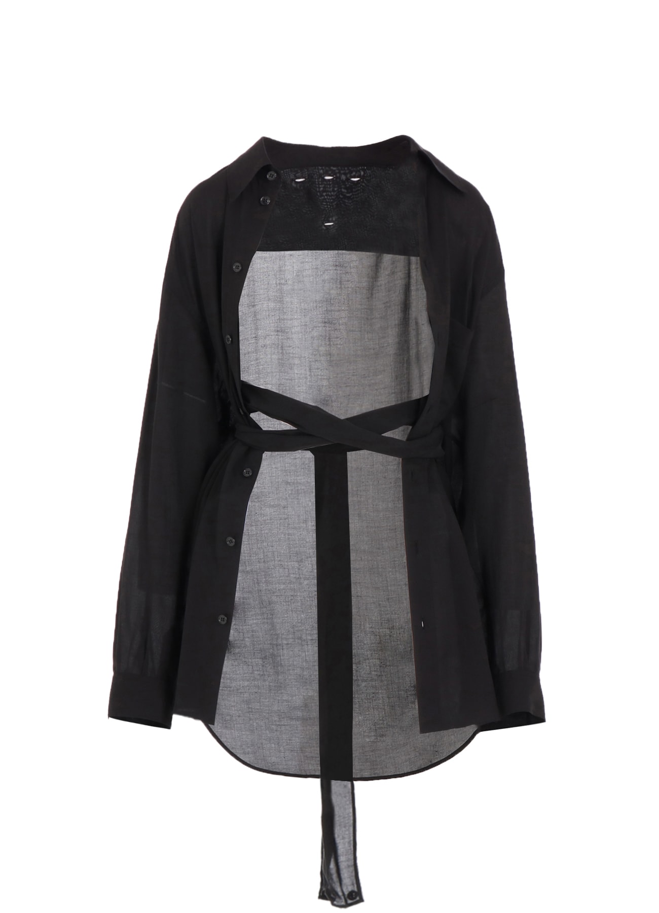 WILDSIDE × Kie Einzelganger Strap-Detail Long Sleeve Shirt
