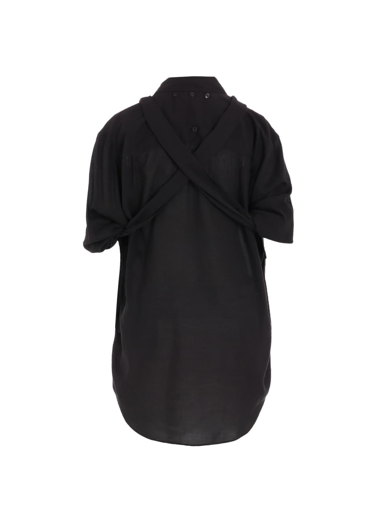 WILDSIDE × Kie Einzelganger Strap-Detail Long Sleeve Shirt_14