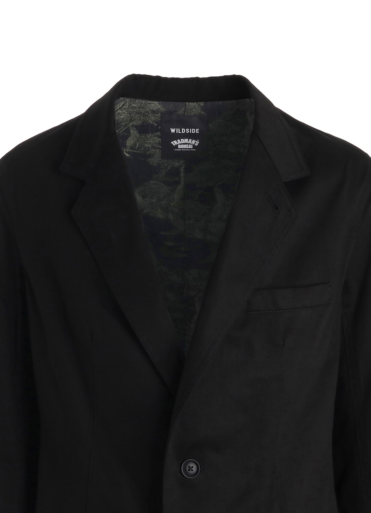 【3/6 12:00 release】WILDSIDE × Tradman's BONSAI Cotton Chino 2B Tailored Collar Jacket_10