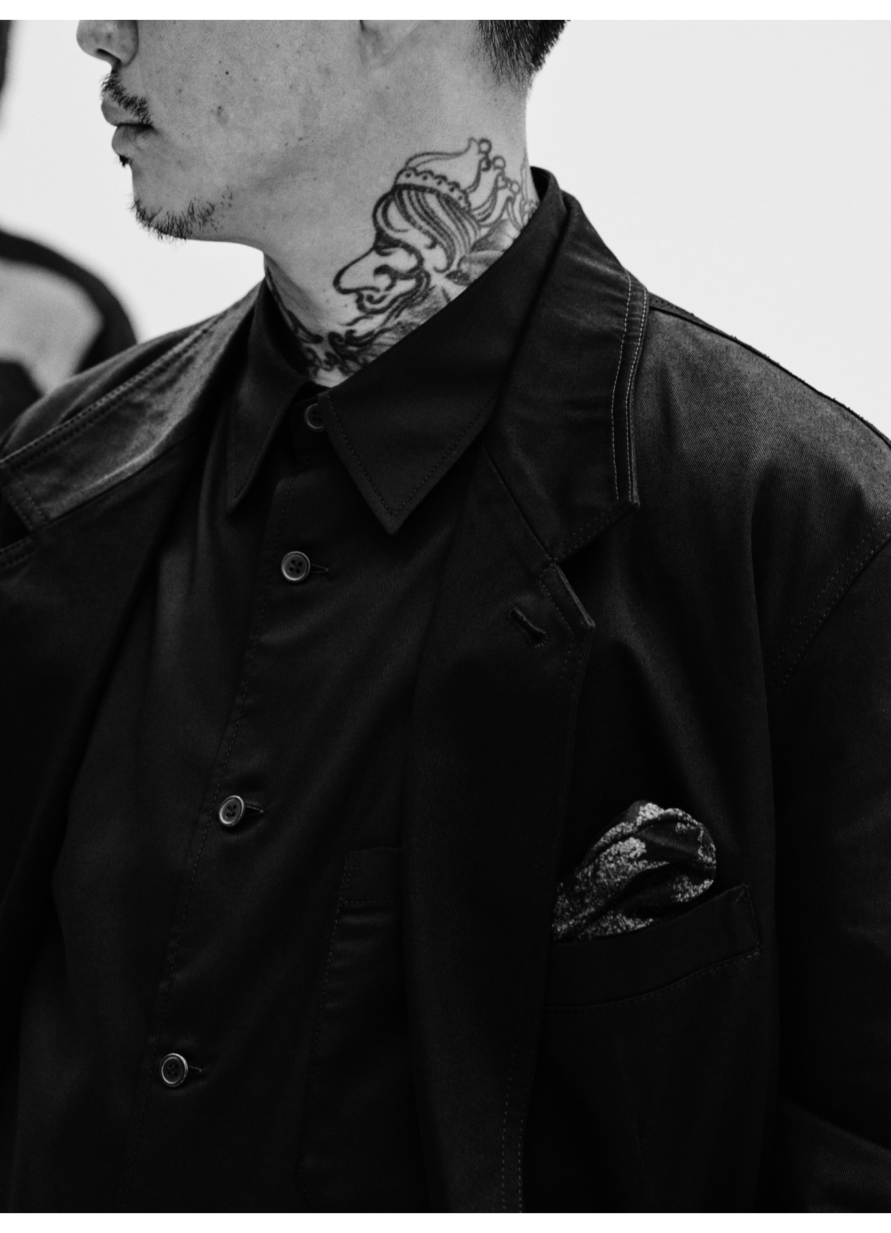 【3/6 12:00 release】WILDSIDE × Tradman's BONSAI Cotton Chino 2B Tailored Collar Jacket_4