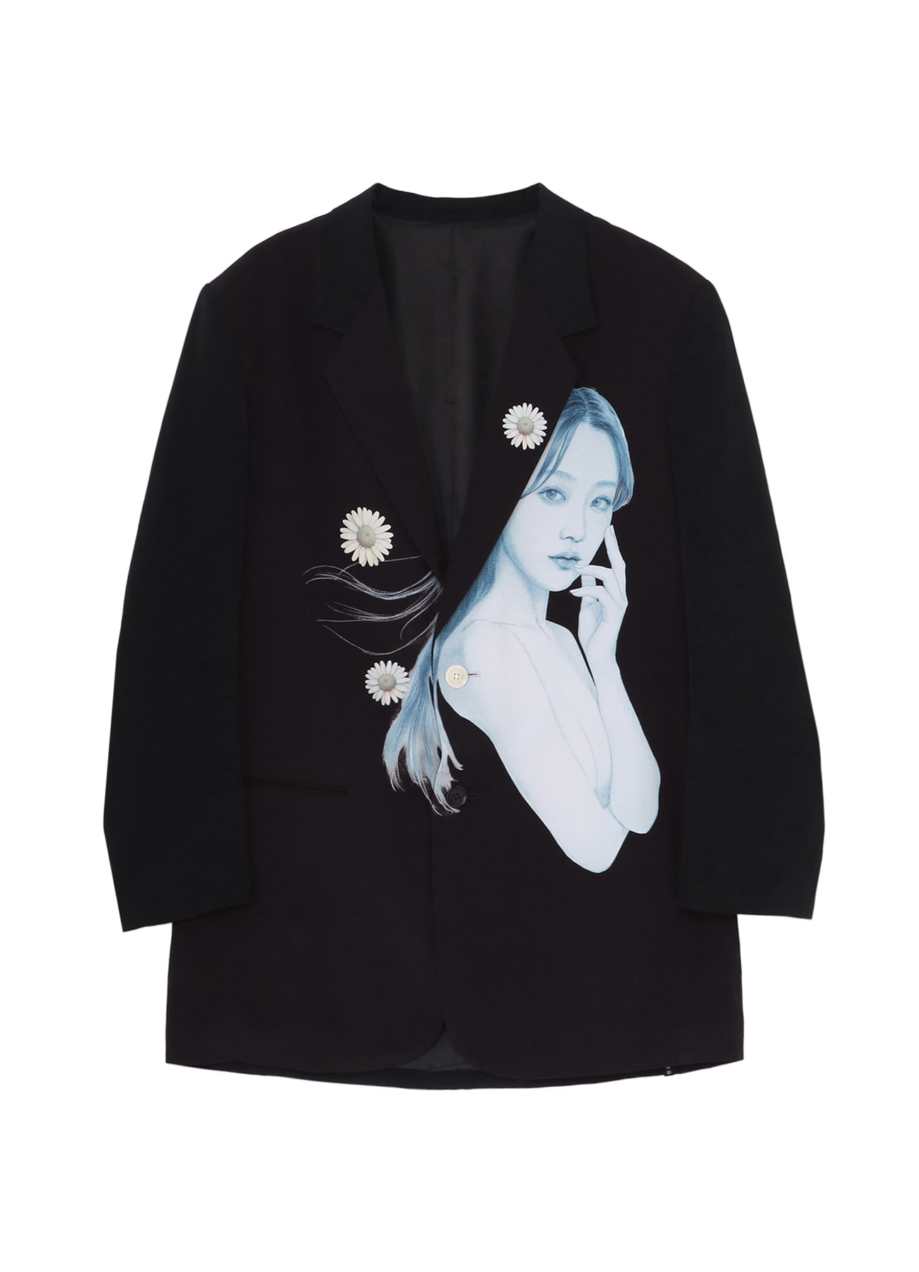 【4/17- WILDSIDE原宿店 先行発売 | 4/22- 一般発売】WILDSIDE × Suzume Uchida Ta/Pe Crepe de Chine 2B Jacket (春の風)_1