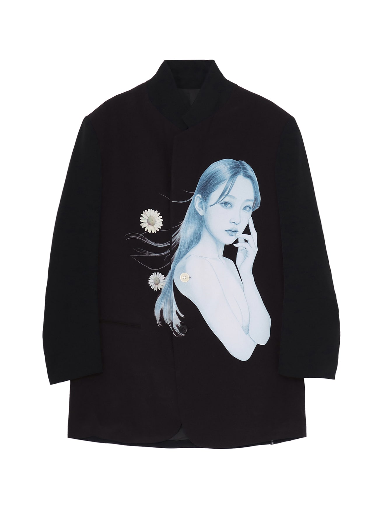 【4/17- WILDSIDE原宿店 先行発売 | 4/22- 一般発売】WILDSIDE × Suzume Uchida Ta/Pe Crepe de Chine 2B Jacket (春の風)_3