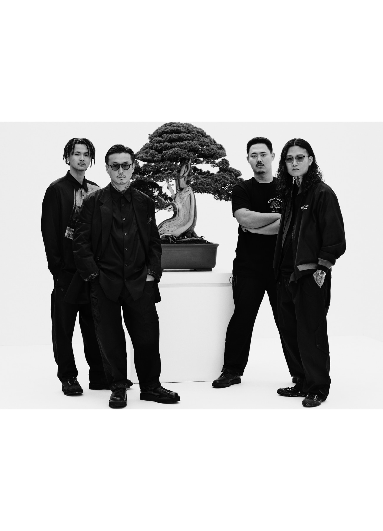 【3/6 12:00 release】WILDSIDE × Tradman's BONSAI Cotton Chino Asymmetry Pocket Drawstring Pants_3