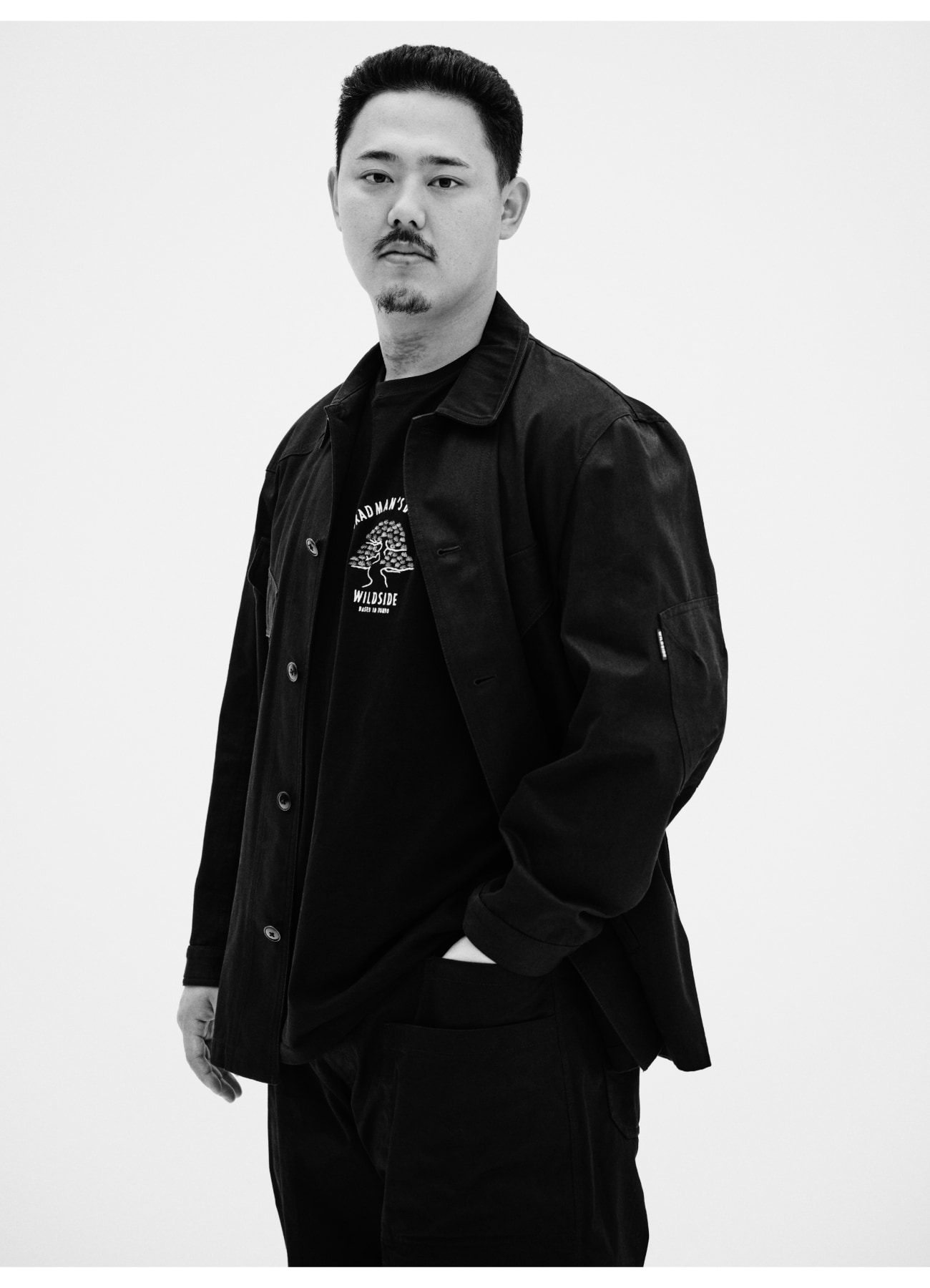 【3/6 12:00 release】WILDSIDE × Tradman's BONSAI Bonsai Embroidered T-shirt_2