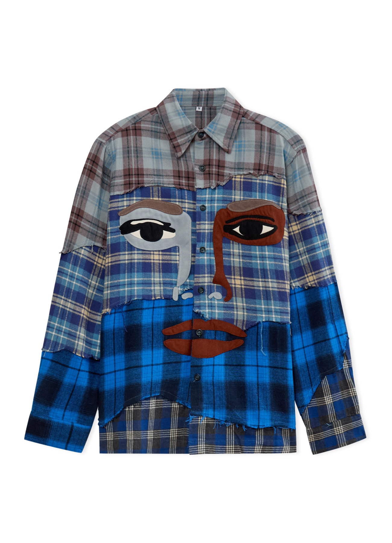 【11/8 12:00 release】Face patchworked Flannel