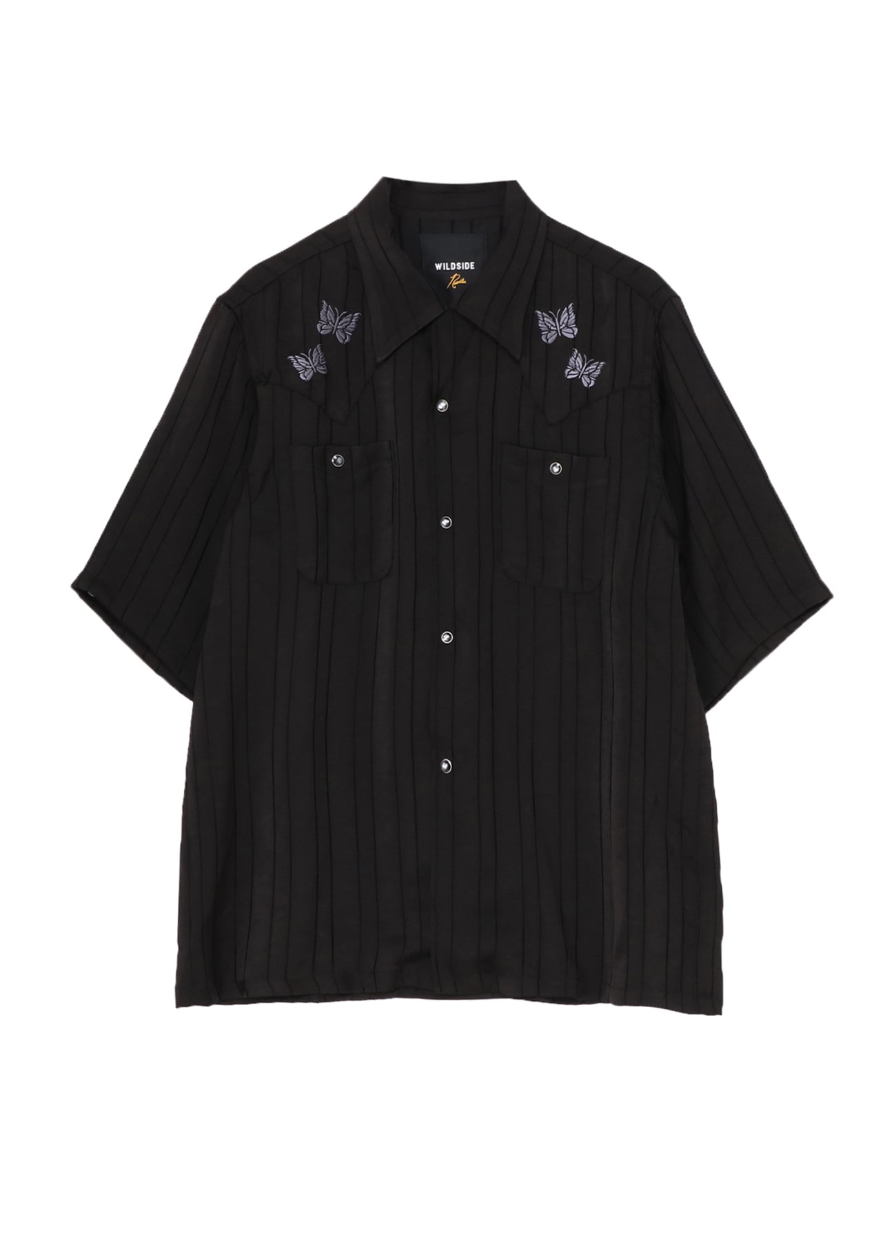 WILDSIDE × NEEDLES S/S Cowboy One-up Shirt(M Black