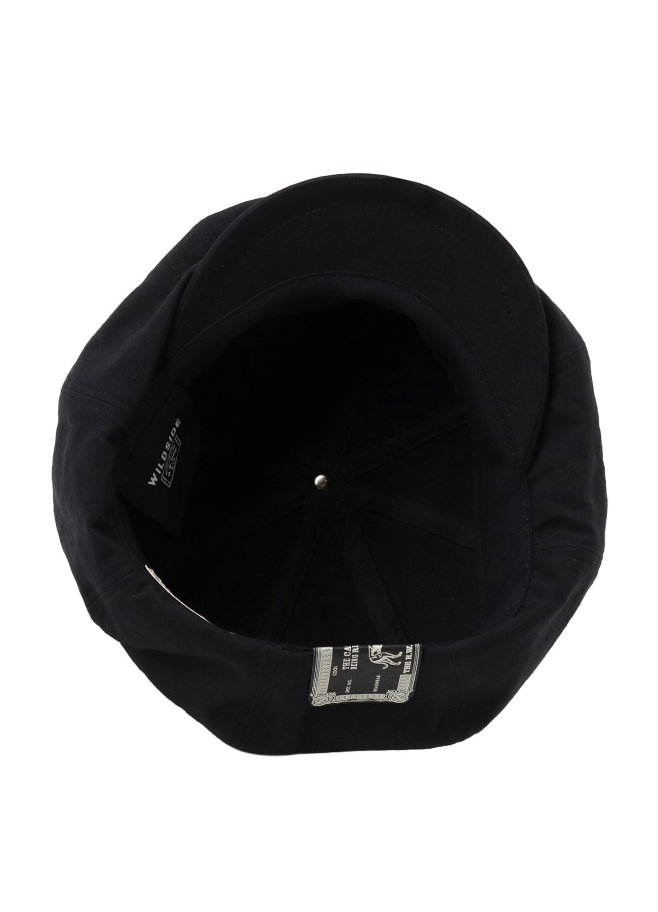 WILDSIDE × THE H.W. DOG & CO. 8 PANEL BIG CASQUETTE(38 Black