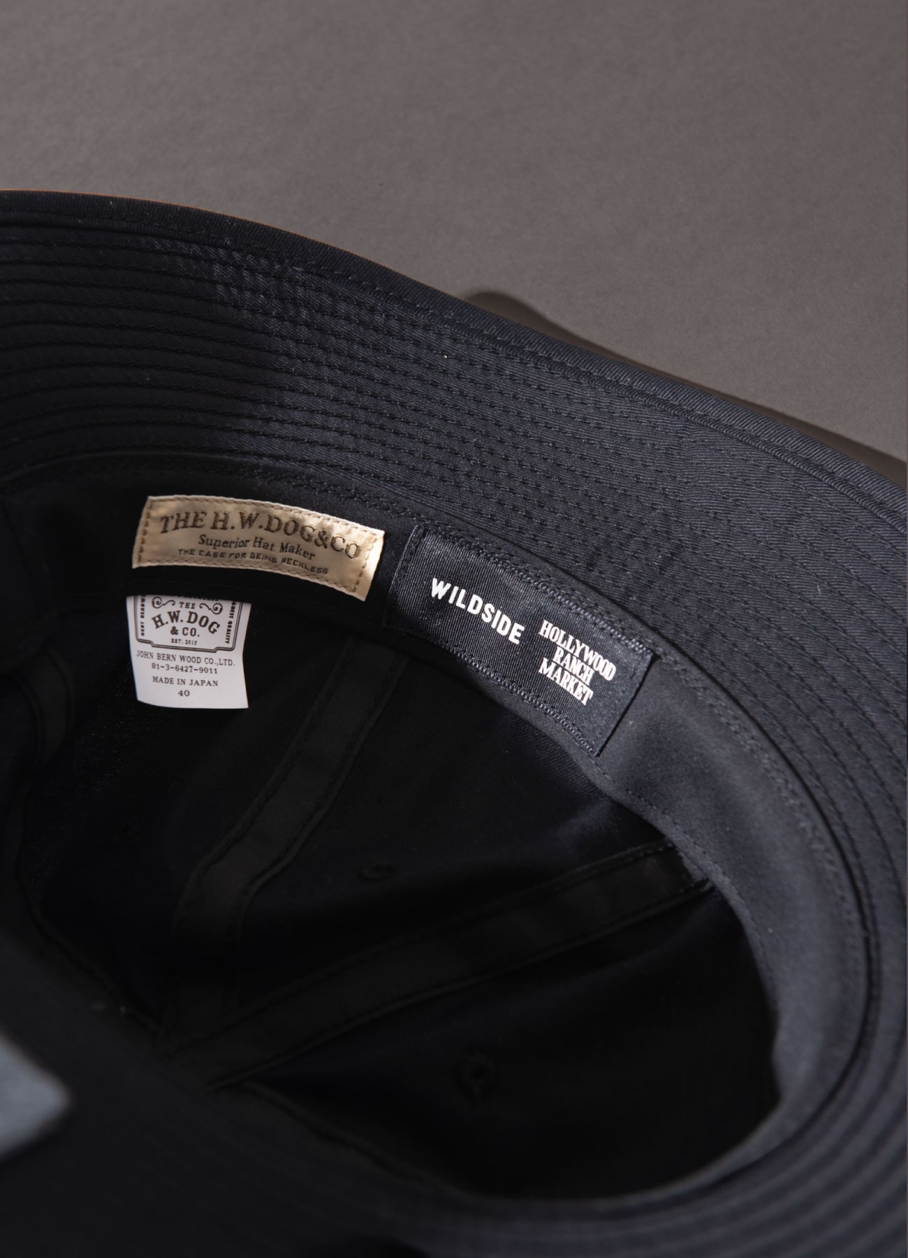 WILDSIDE × THE H.W.DOG&CO. × HOLLYWOOD RANCH MARKET FATIGUE HAT_3