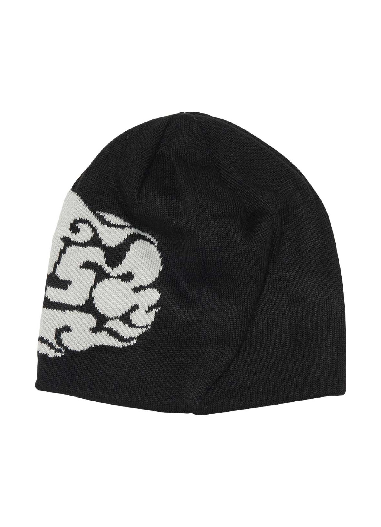 YAKU 鮫ビーニー FLAME LOGO SHORT BEANIE(FREE BLACK): HYSTERIC GLAMOUR