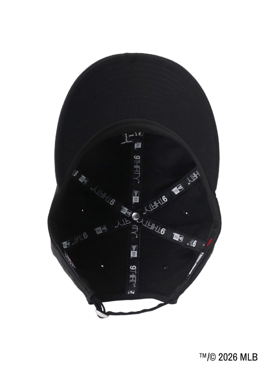 WILDSIDE×NEW ERA 9THIRTY Los Angeles Dodgers BLACK GABARDINE CAP_11