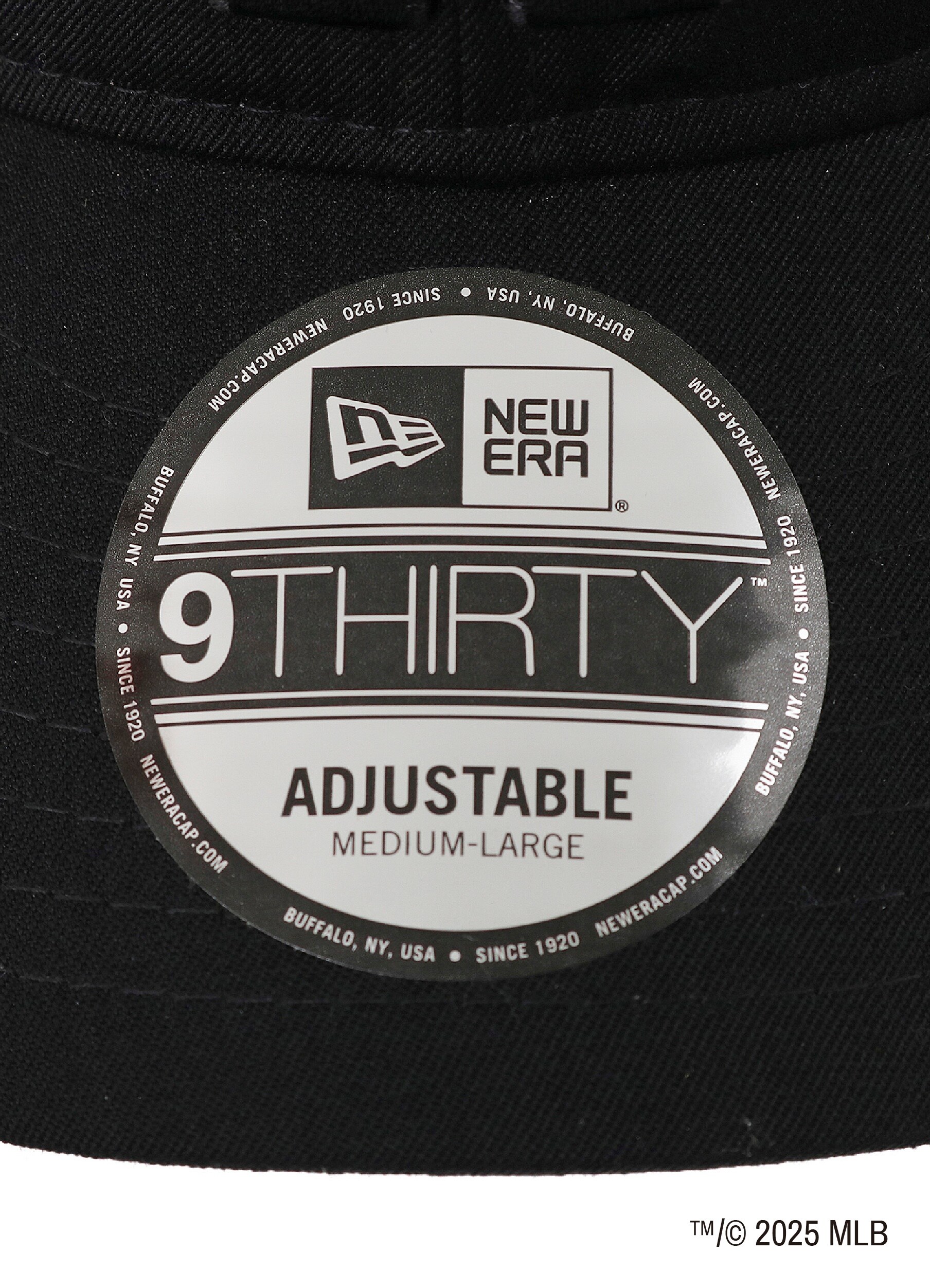 WILDSIDE×NEW ERA 9THIRTY Los Angeles Dodgers BLACK GABARDINE CAP_6