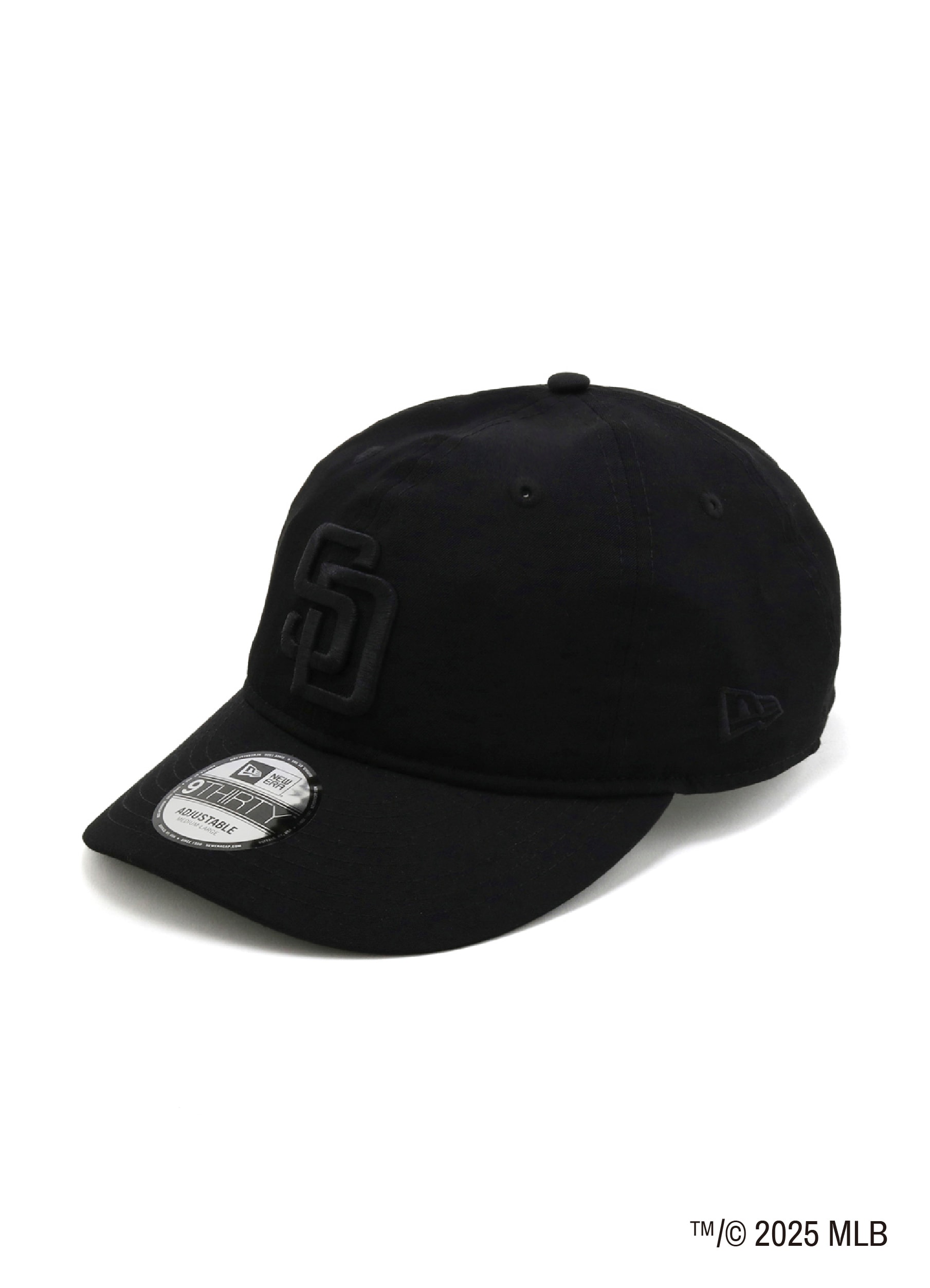 【8/27 12:00 release】WILDSIDE×NEW ERA 9THIRTY San Diego Padres BLACK GABARDINE CAP