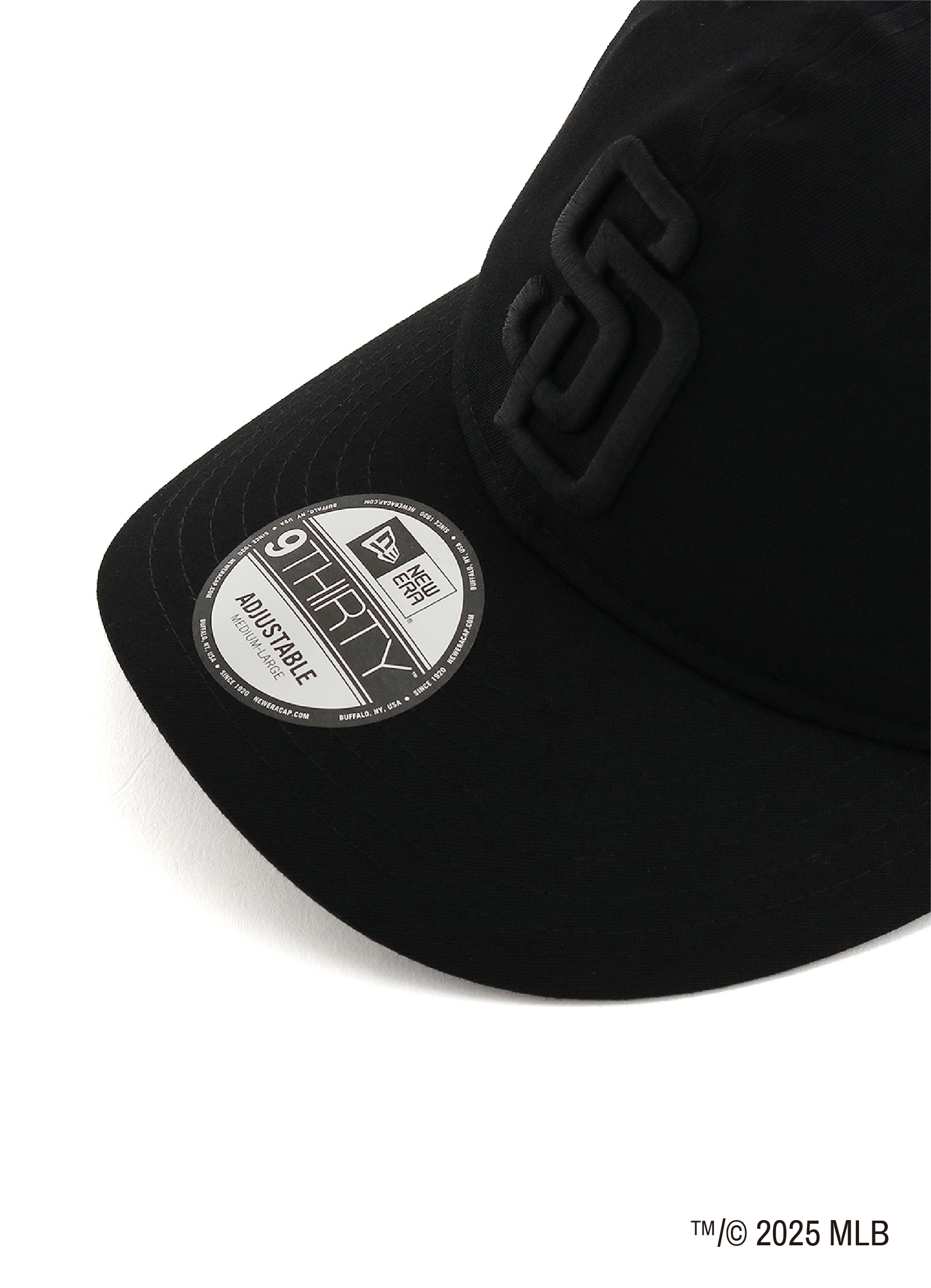 WILDSIDE×NEW ERA 9THIRTY San Diego Padres BLACK GABARDINE CAP_4