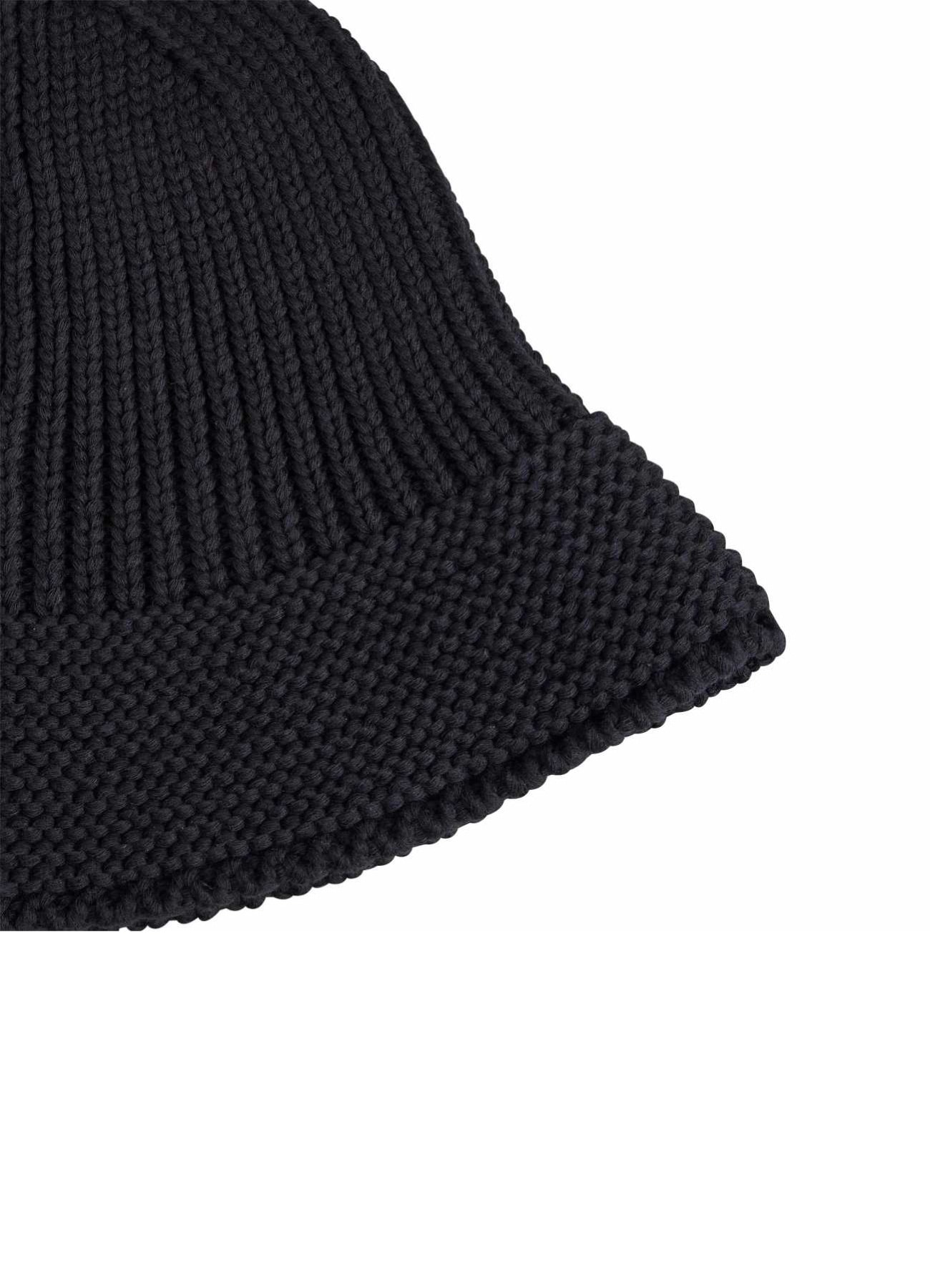 Y-3 KNITTED HAT(OSFM black): Y-3｜WILDSIDE YOHJI YAMAMOTO
