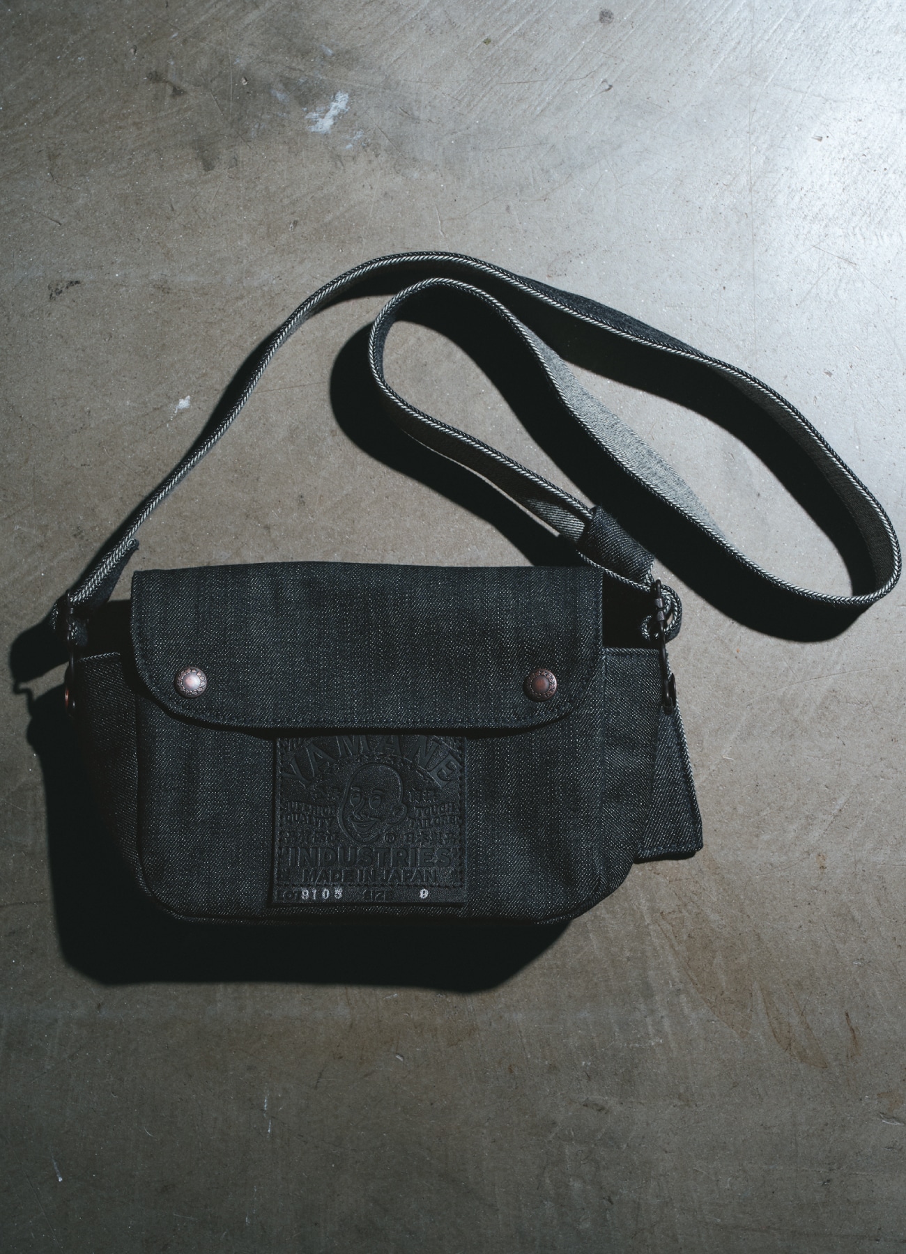 WILDSIDE × YAMANE INDUSTRIES Lot.9105 Denim Flap Shoulder Bag