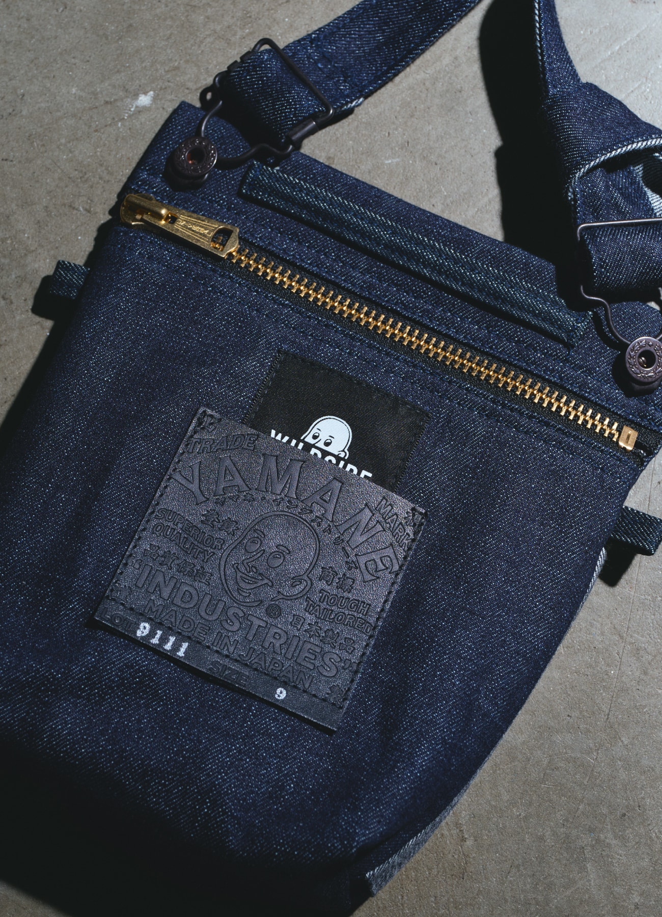 WILDSIDE × YAMANE INDUSTRIES Lot.9111 Denim Zip Shoulder Bag_2