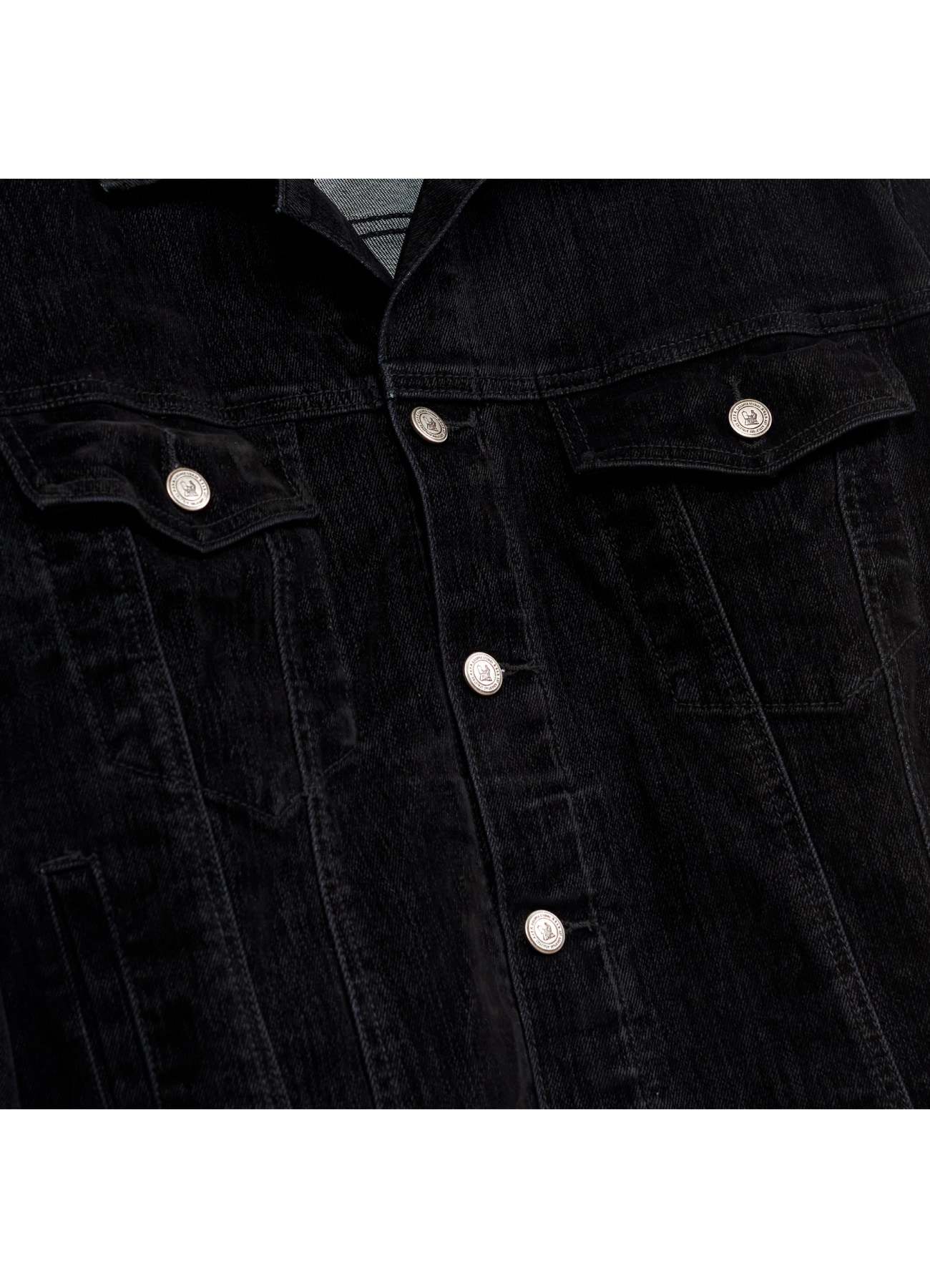 【11/8 12:00 release】Washed Doves Sueded Denim Top_2