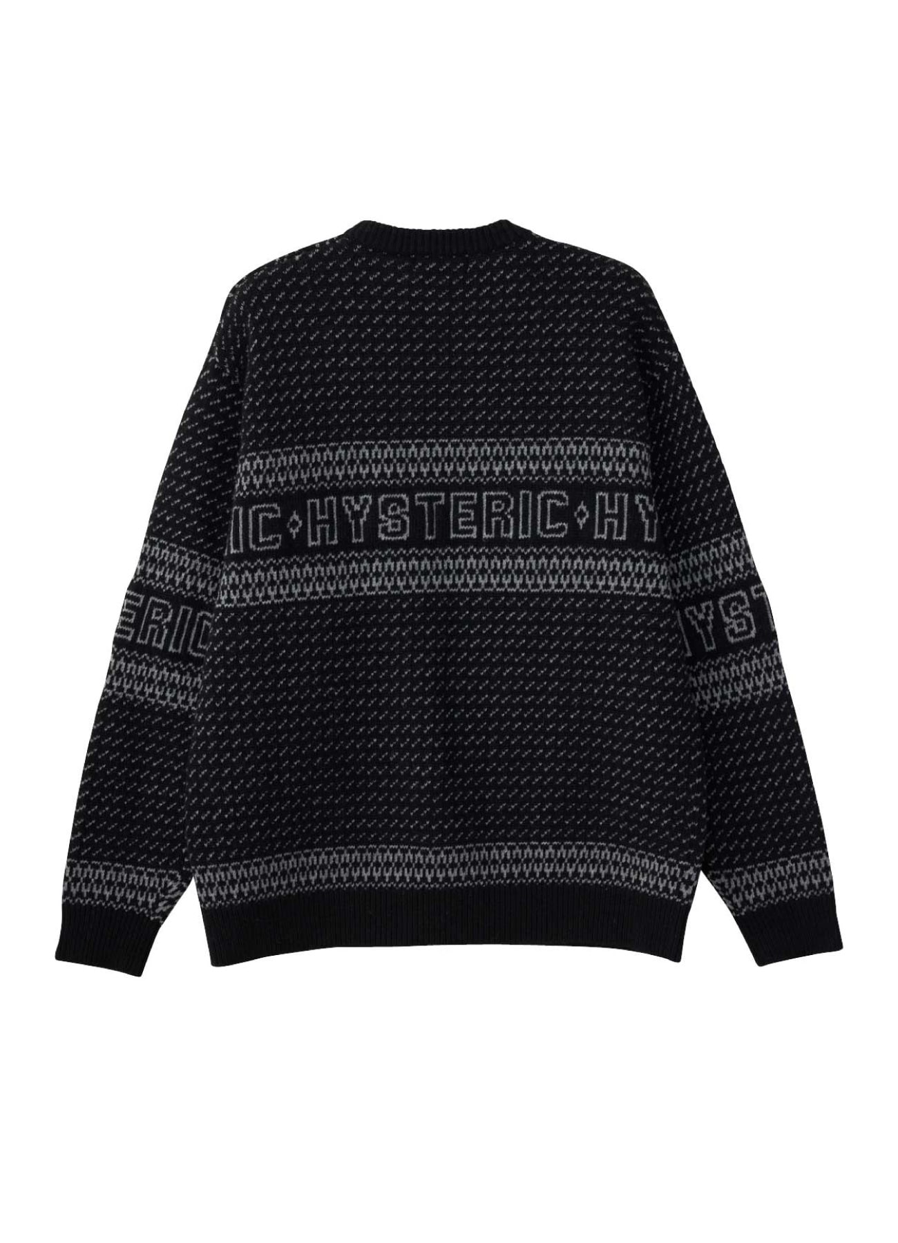 HYSTERIC LOGO JACQUARD SWEATER_2