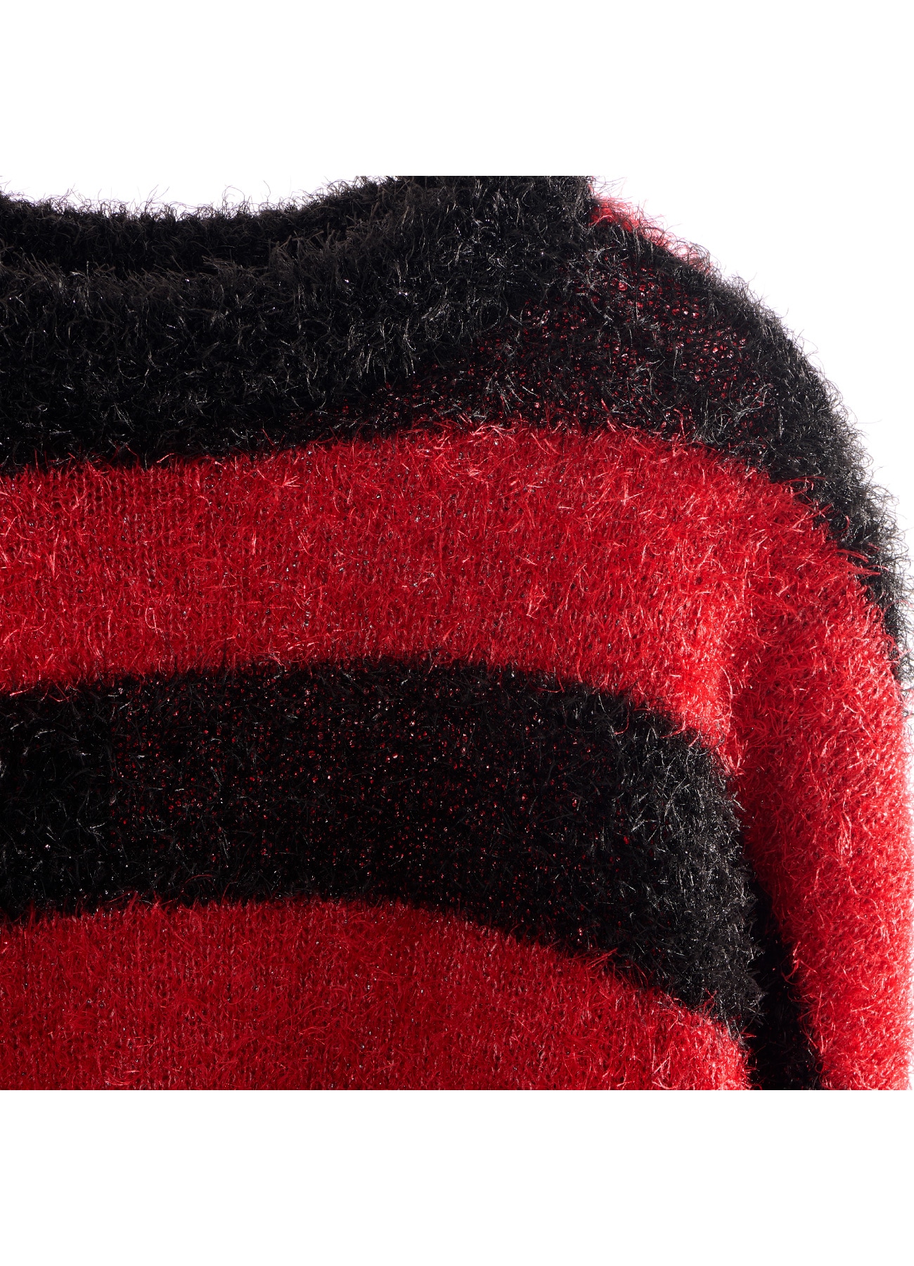 GLITTER BORDER CREW NECK KNIT_3