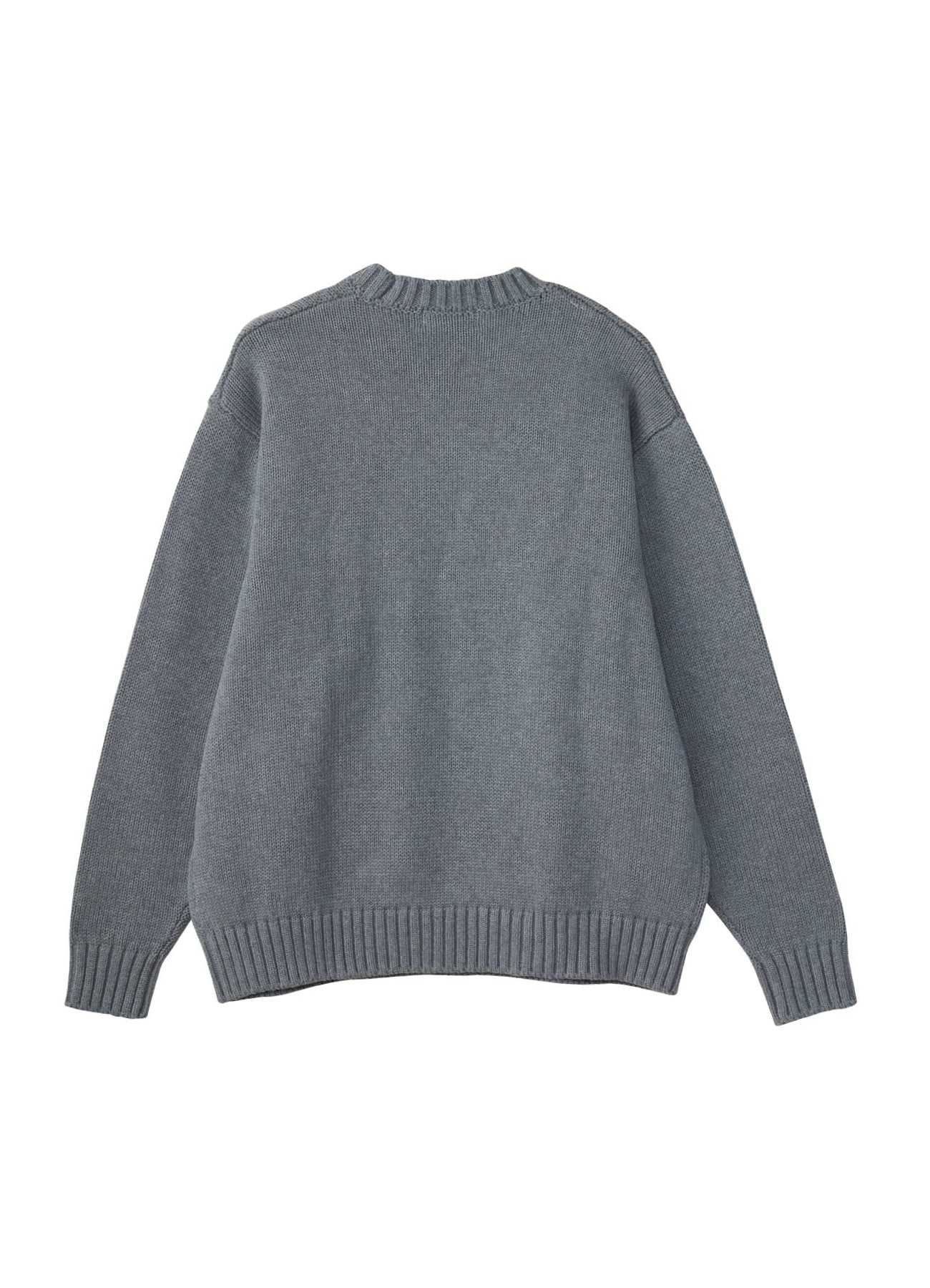 【美品】エルマンノシェルヴィーノ アルパカ モヘア MULTI WOMEN Knitted Sweater(L TAUPE GRAY): HYSTERIC GLAMOUR