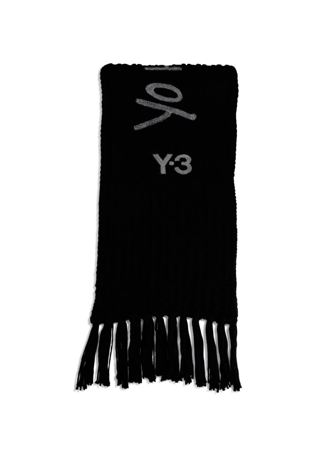 Y-3 CHUNKY KNIT SCARF