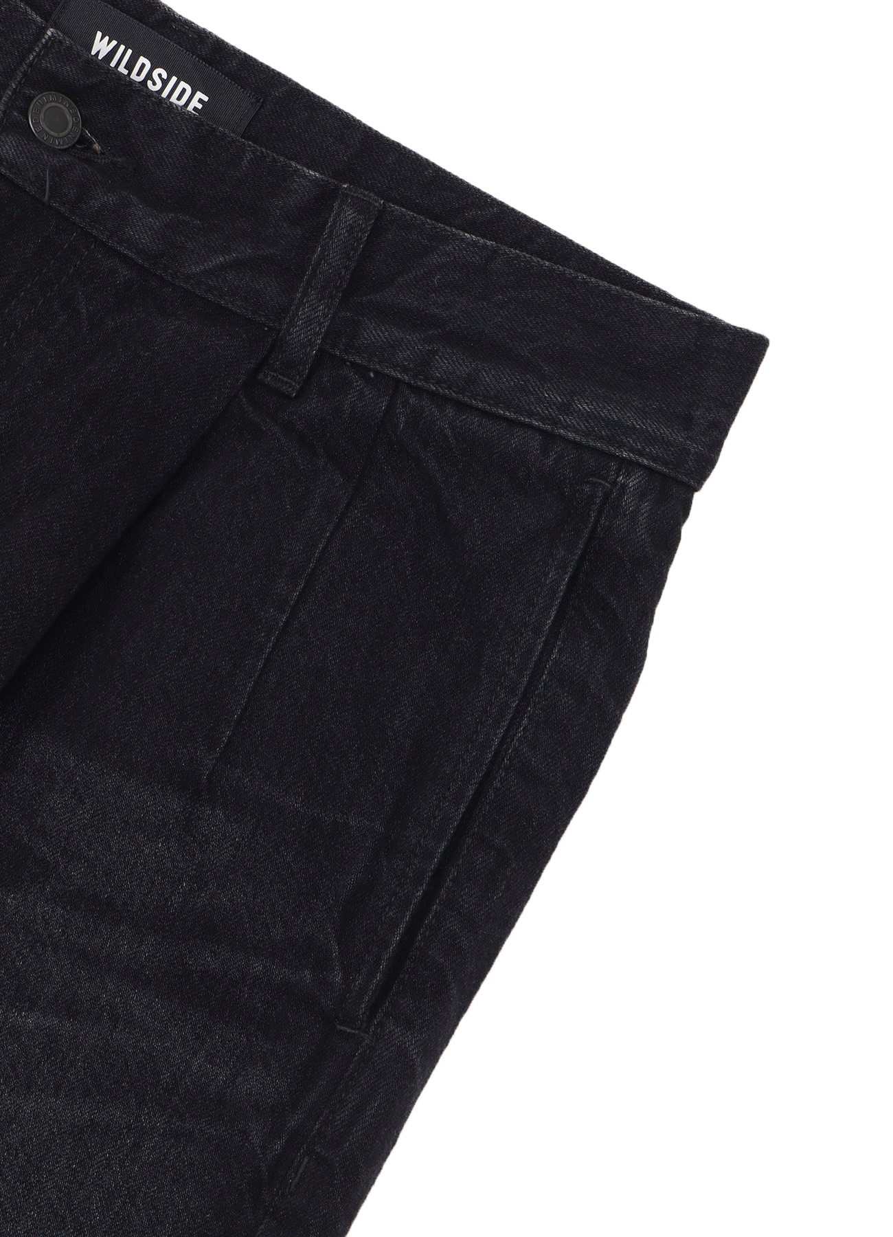 WILDSIDE×MINEDENIM Black Denim Wide Work Pants_4