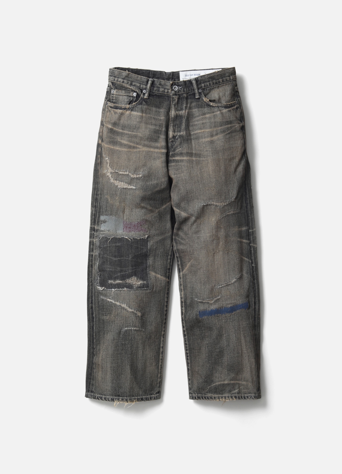 SAVAGE DENIM DP WIDE PANTS