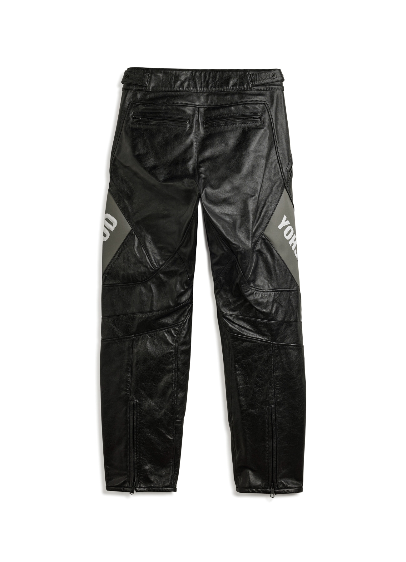 Y-3 NBHD MOTO LEATHER PANTS(S BLACK): Y-3 NEIGHBORHOOD