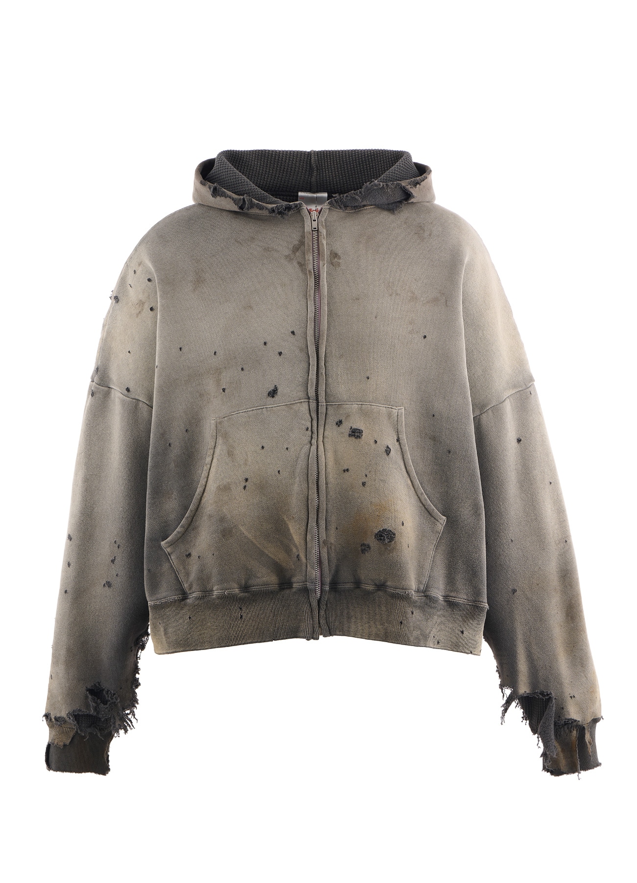 DOUBLE FACE ZIP HOODIE