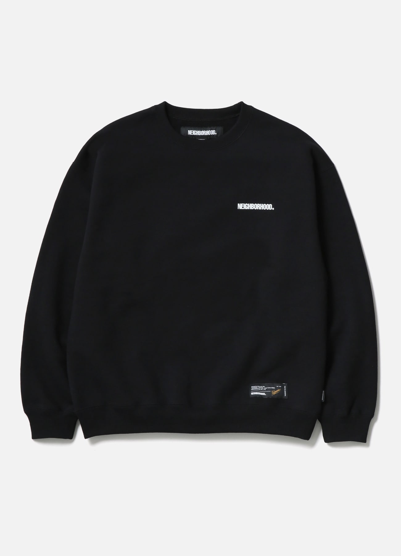 PLAIN SWEAT CREWNECK LS