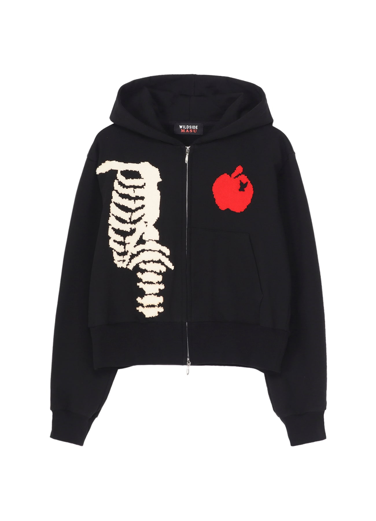 【11/26 12:00 release】WILDSIDE x M A S U BONE AND APPLE ZIP-UP HOODIE_1