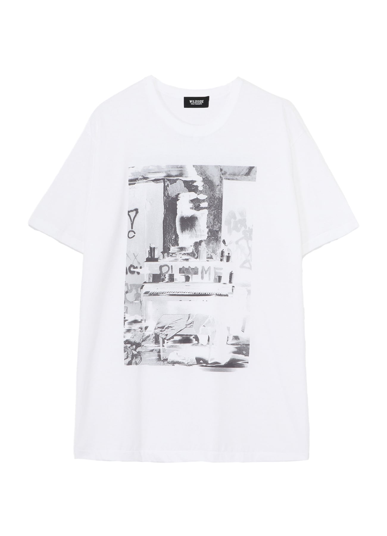 【9/10 12:00 release】WILDSIDE×Dear Stranger Graphic T-shirt (Piano)