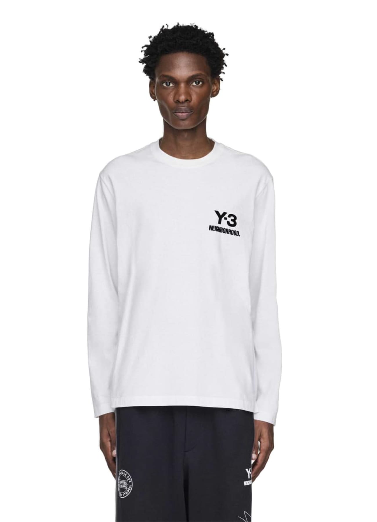 Y-3 NBHD LOGO LS TEE_3