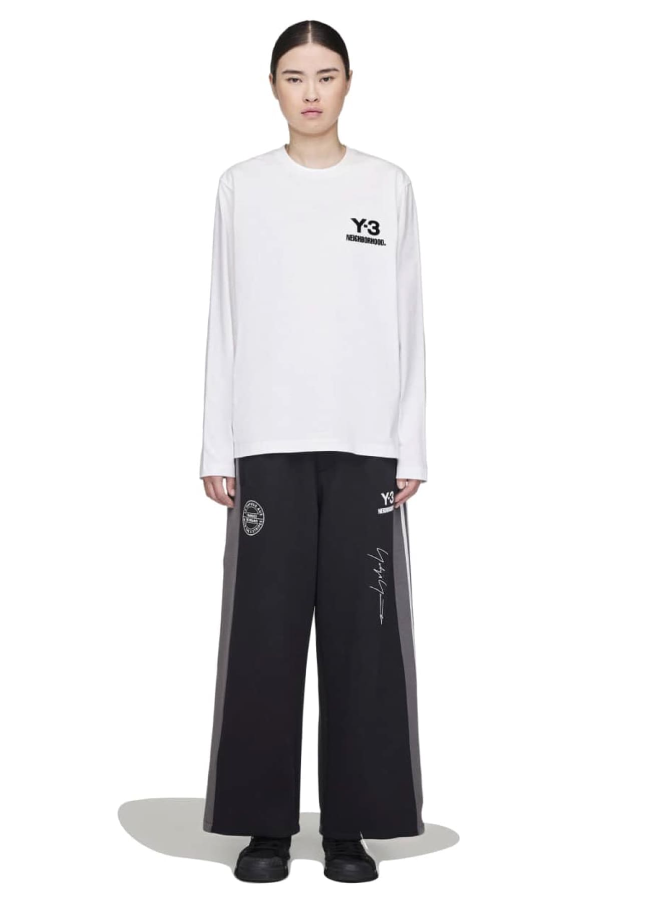 Y-3 NBHD LOGO LS TEE_7