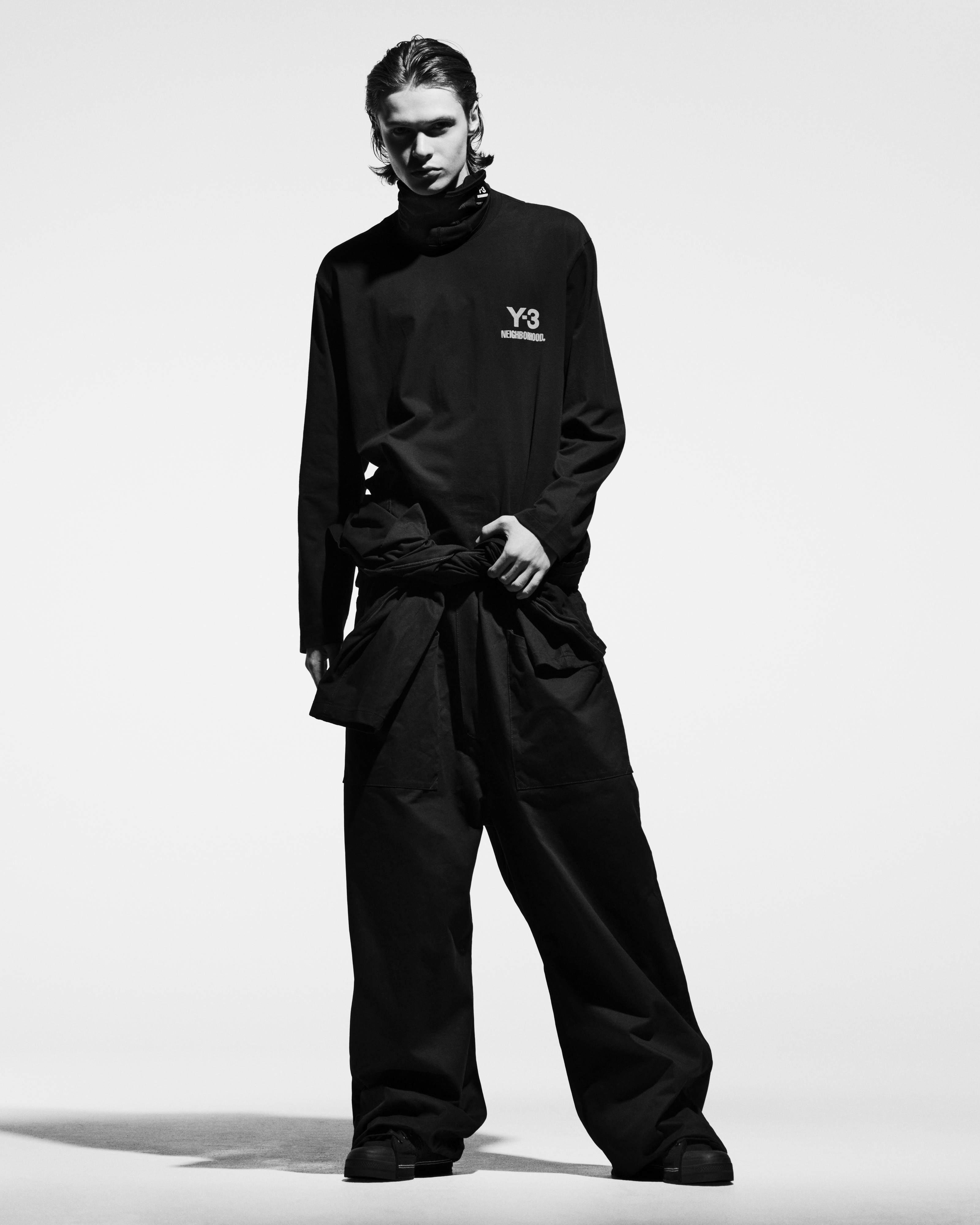 Y-3 NBHD LOGO LS TEE_3