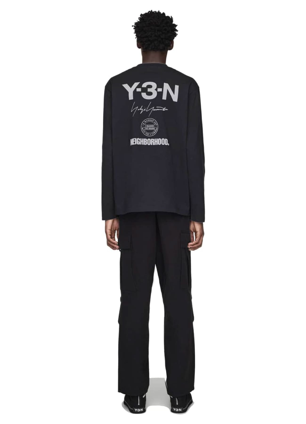 Y-3 NBHD LOGO LS TEE_5
