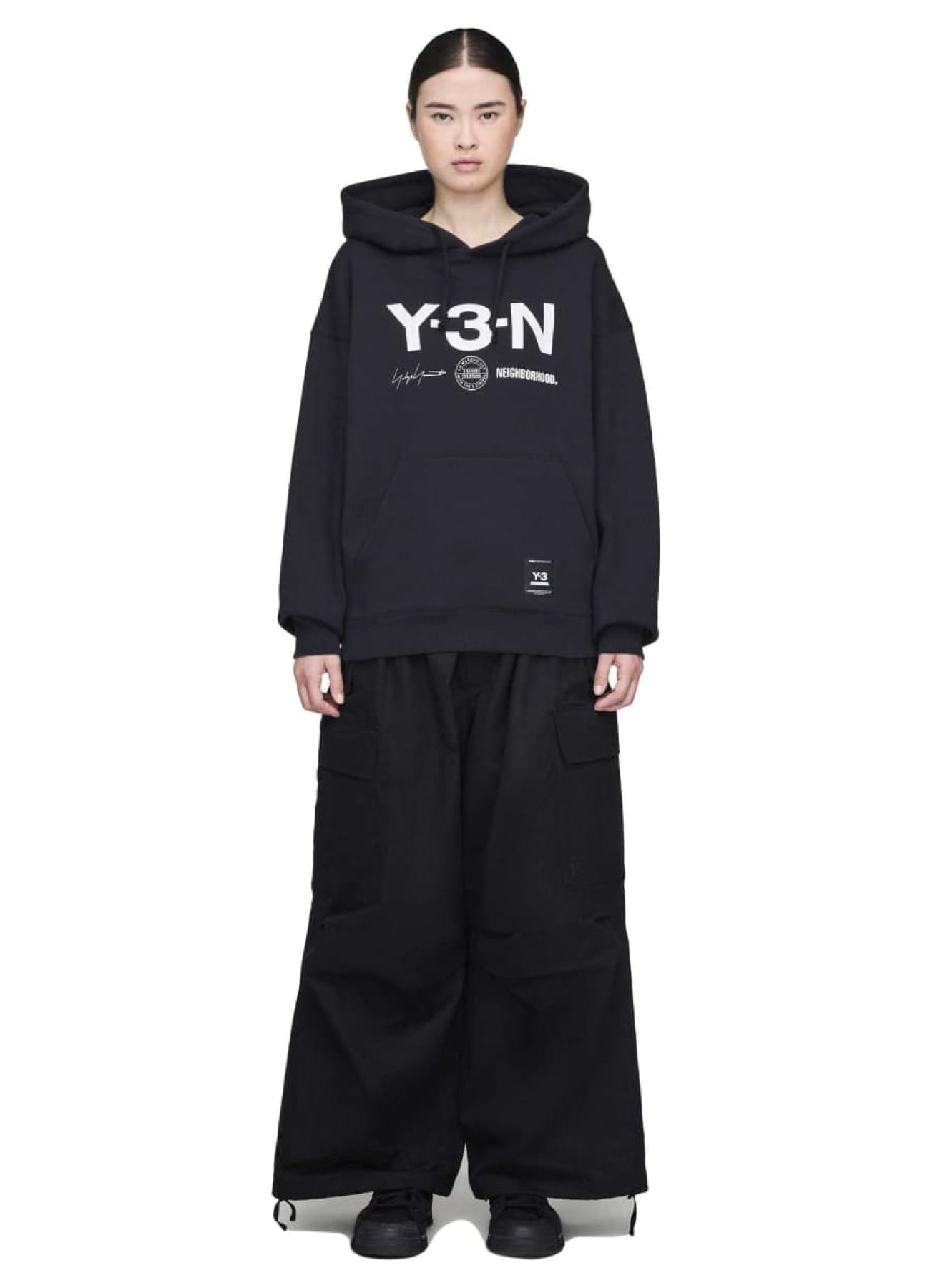 10/25 12:00 release】Y-3 NBHD GRAPHIC HOODIE(S BLACK): Y-3