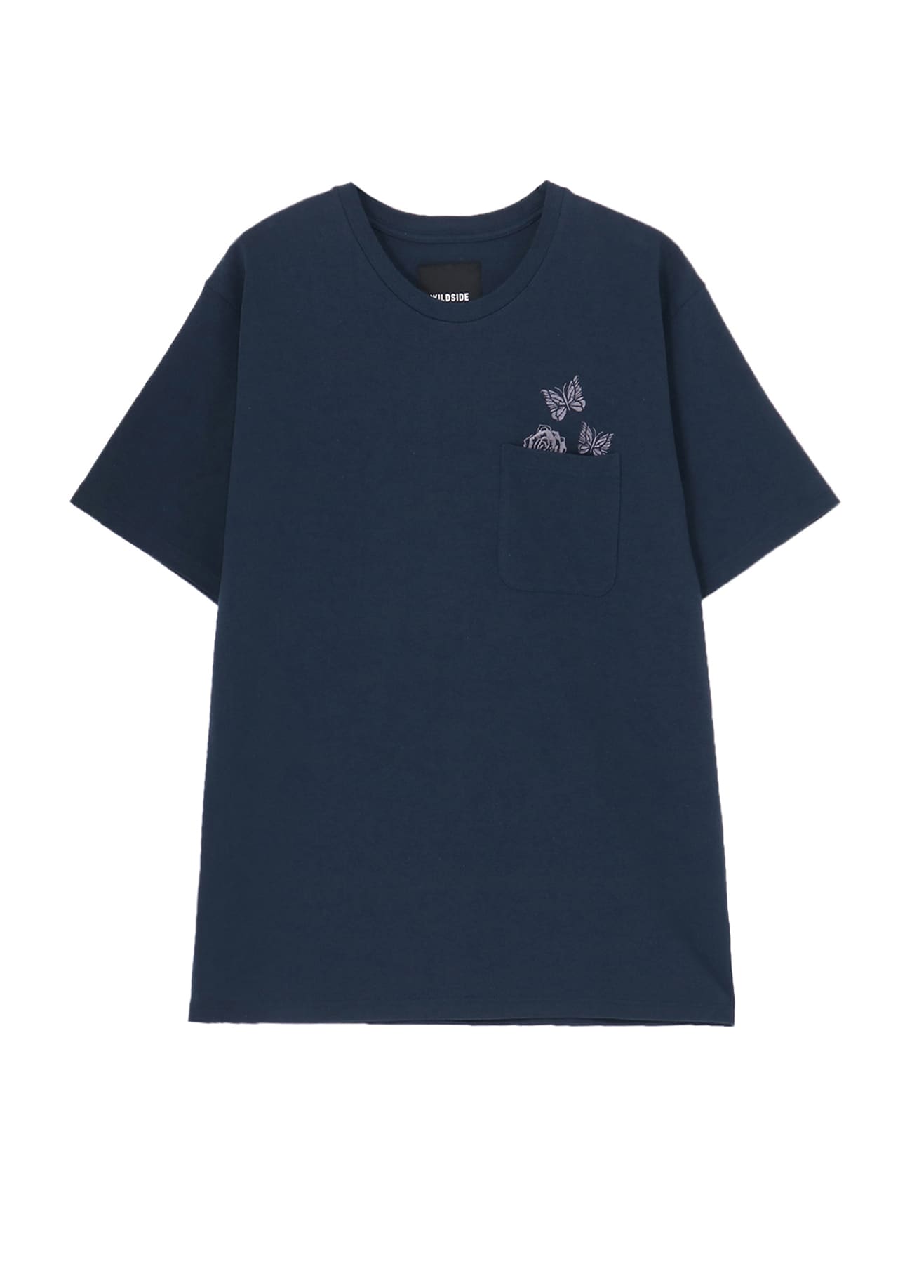 【7/30 12:00 release】WILDSIDE × NEEDLES S/S Pocket Tee (Navy)