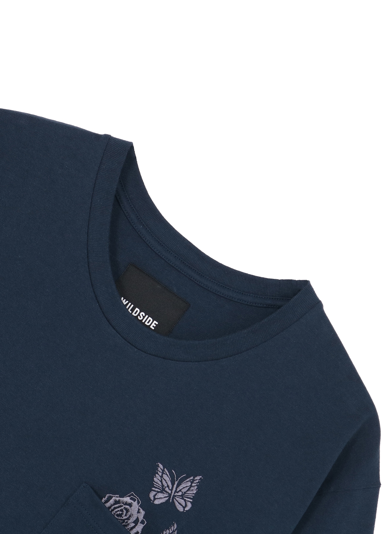 Needles ネイビー ポケット付きシャツ S Needles ネイビー ポケット付きシャツ S
