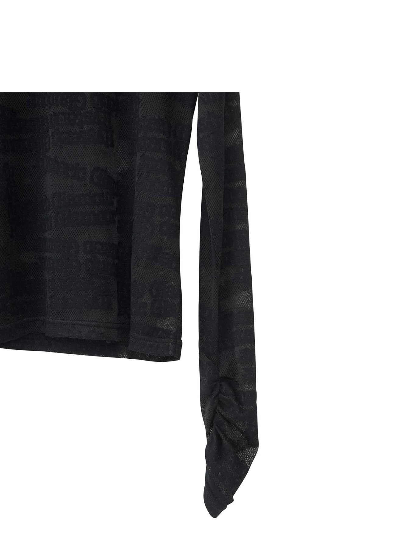 TYPE LOGO Pattern Jacquard T-shirt_3