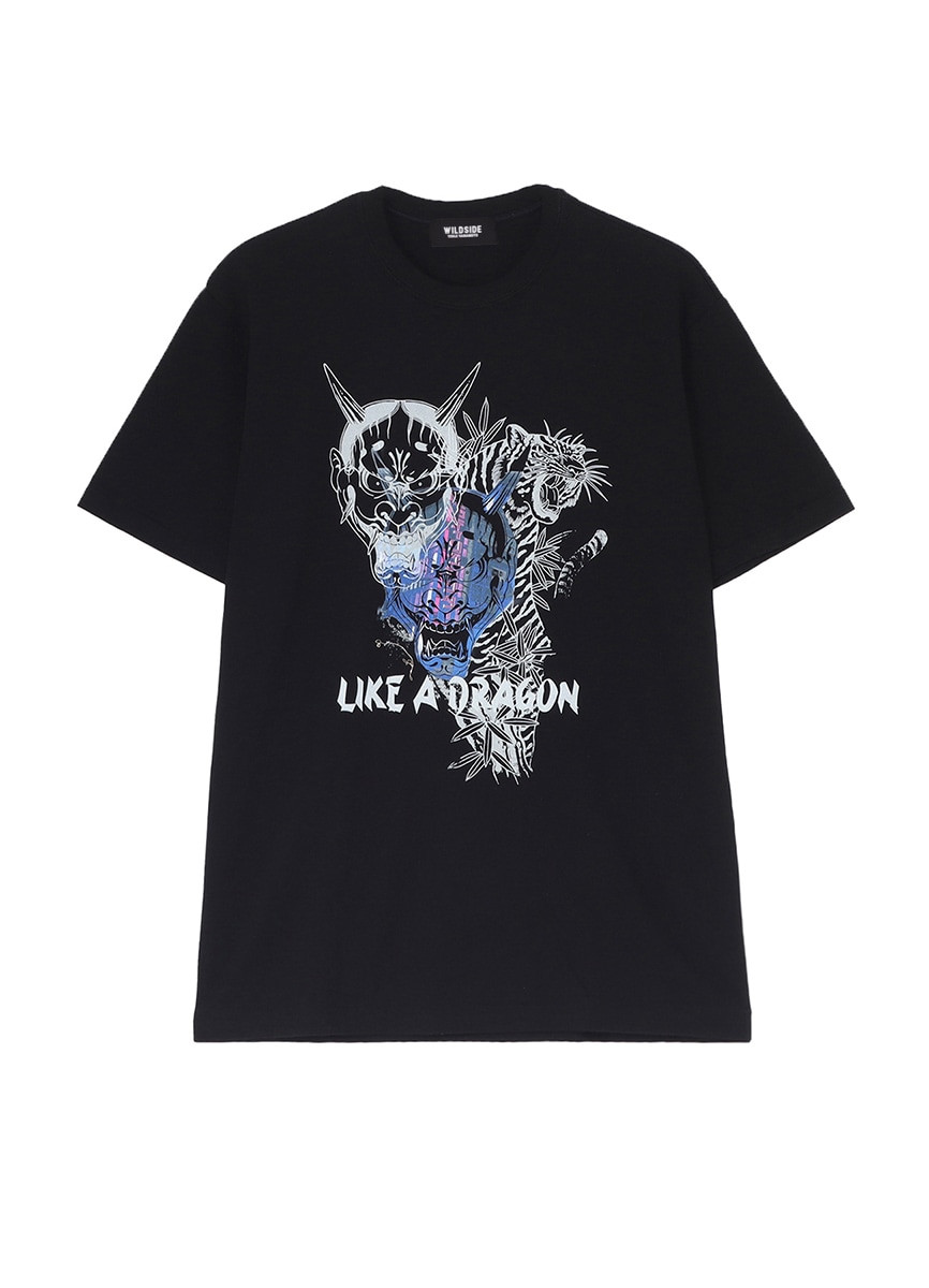 【7/23 12:00 Release】WILDSIDE × 龍が如くスタジオ Short Sleeve T-shirt(般若/虎)