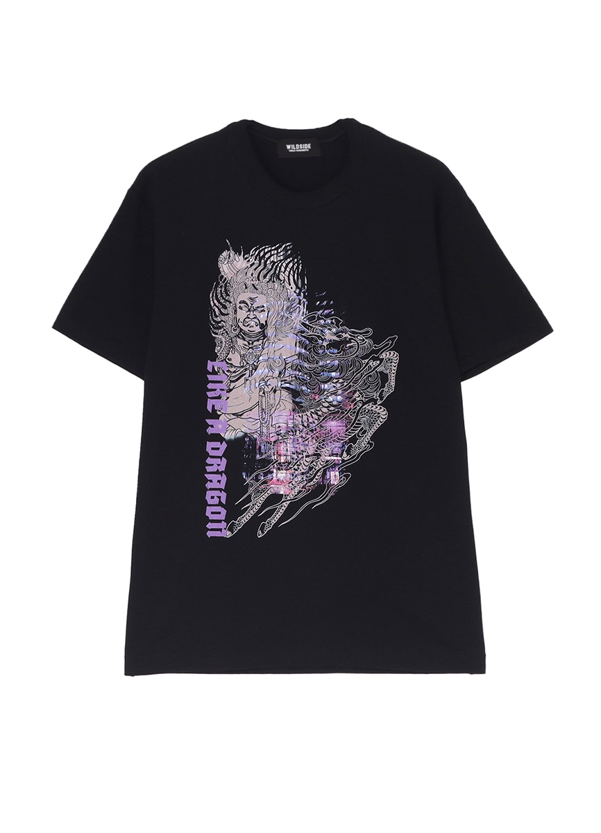 【7/23 12:00 Release】WILDSIDE × 龍が如くスタジオ Short Sleeve T-shirt(不動明王/麒麟)