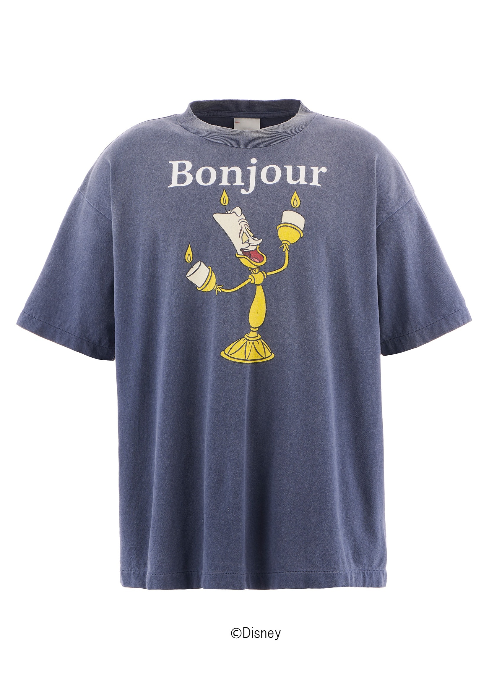 ヴィンテージ好き BONJOUR DSN_SS TEE(M NAVY): (c)SAINT Mxxxxxx｜WILDSIDE YOHJI