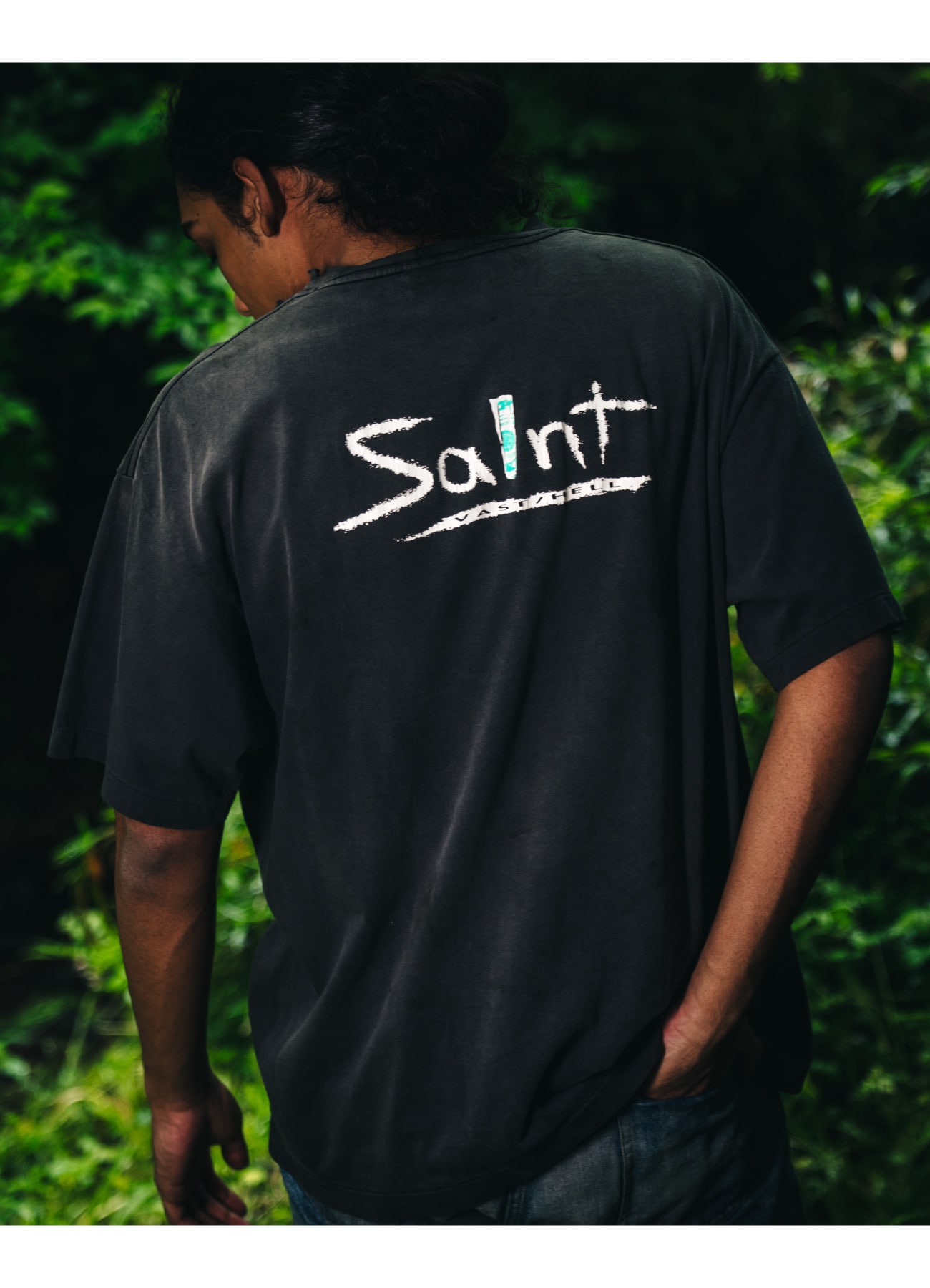 Y,S様　68枚 HARD-TWIST SERGELAYERED FRONT SHIRT(XS Black): Y's｜THE SHOP