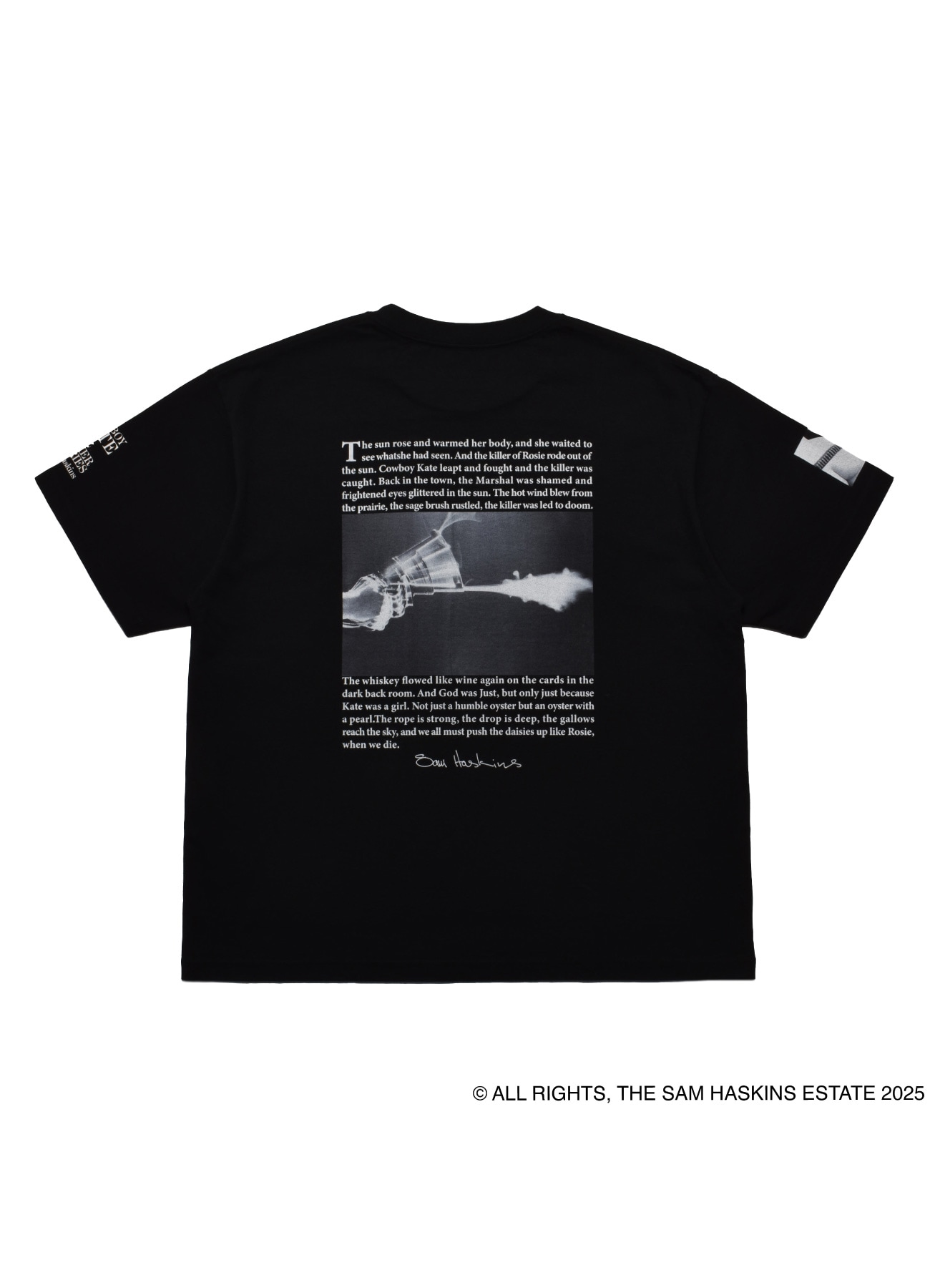 Sam Haskins × Stie-lo T-SH BLK_2