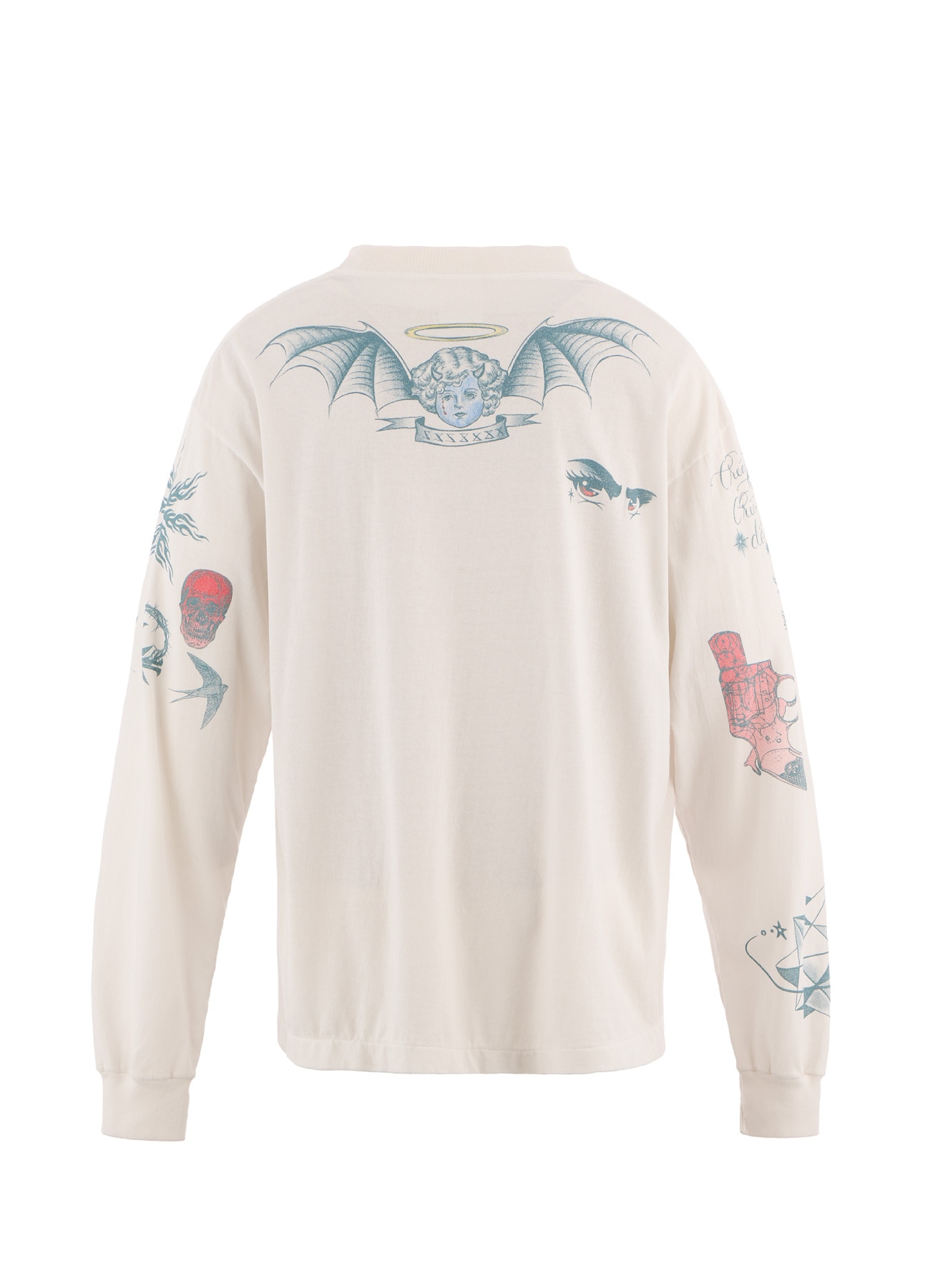 貴重◆未使用タグつき◆ハワイ　スウェット TATTOO DW LS TEE(XL WHITE): (c)SAINT Mxxxxxx｜WILDSIDE YOHJI