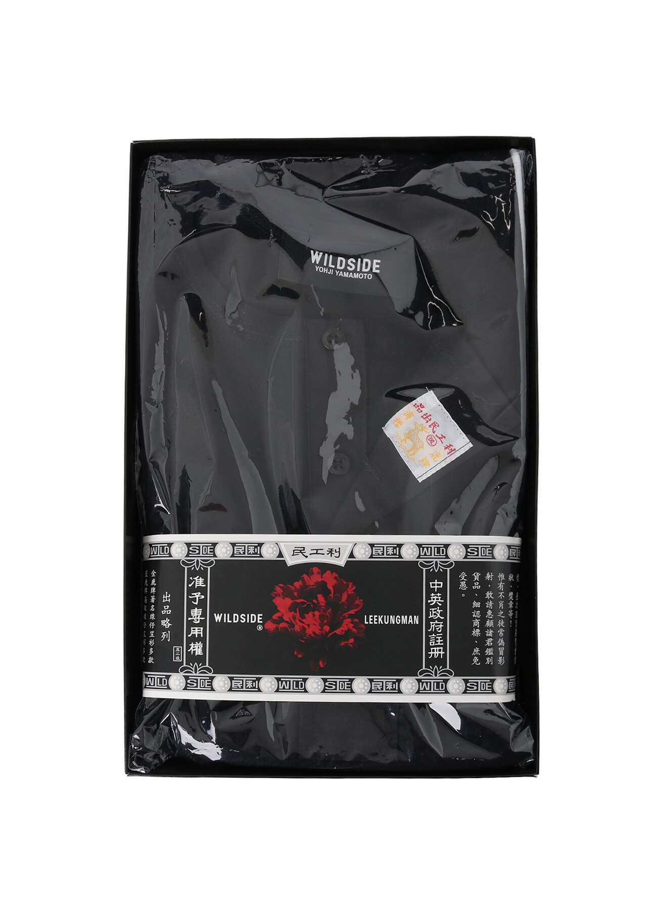 WILDSIDE×利工民 BLACK 3 BUTTONS SHIRT_6