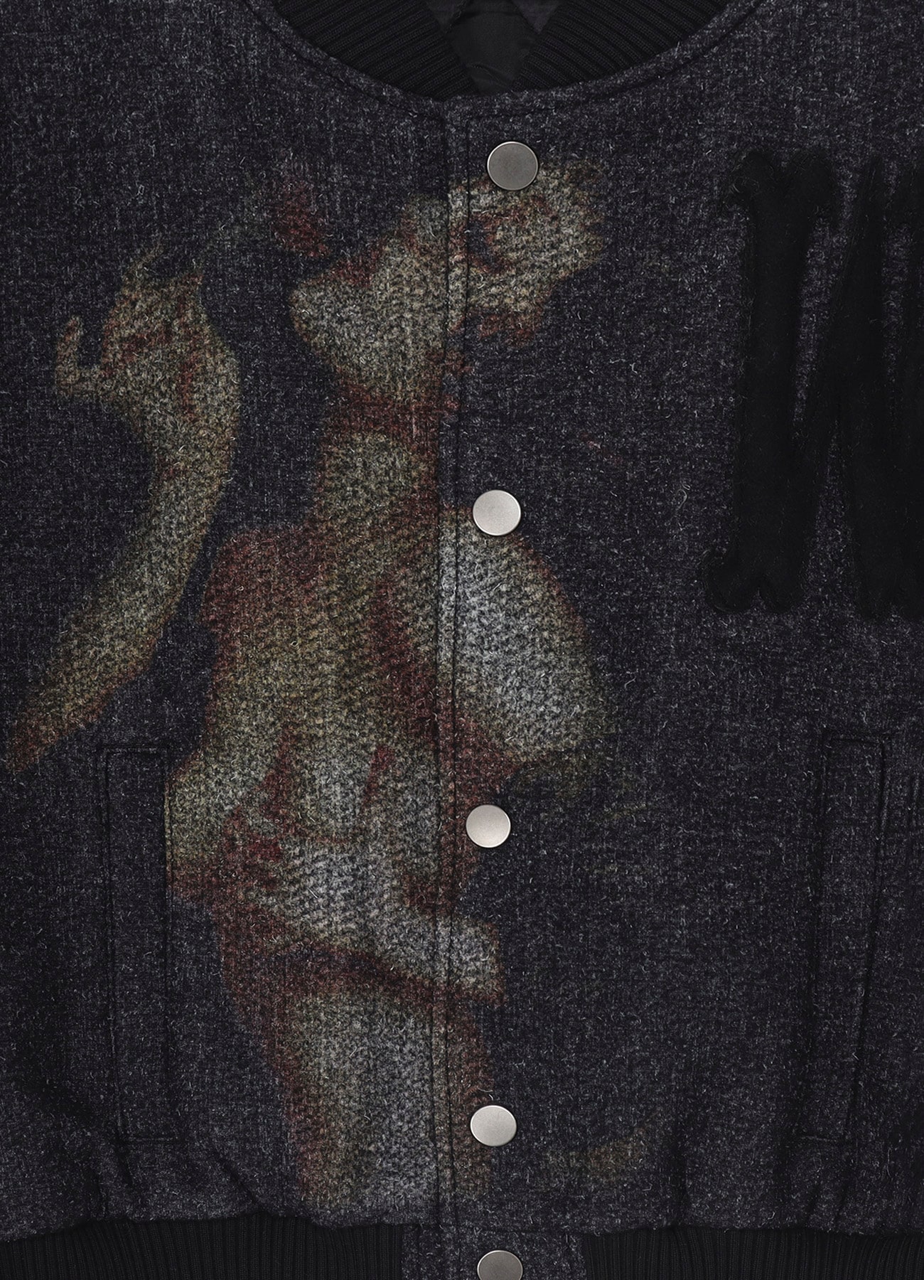 【11/26 12:00 release】WILDSIDE x M A S U WOMAN PORTRAIT VARSITY JACKET_10